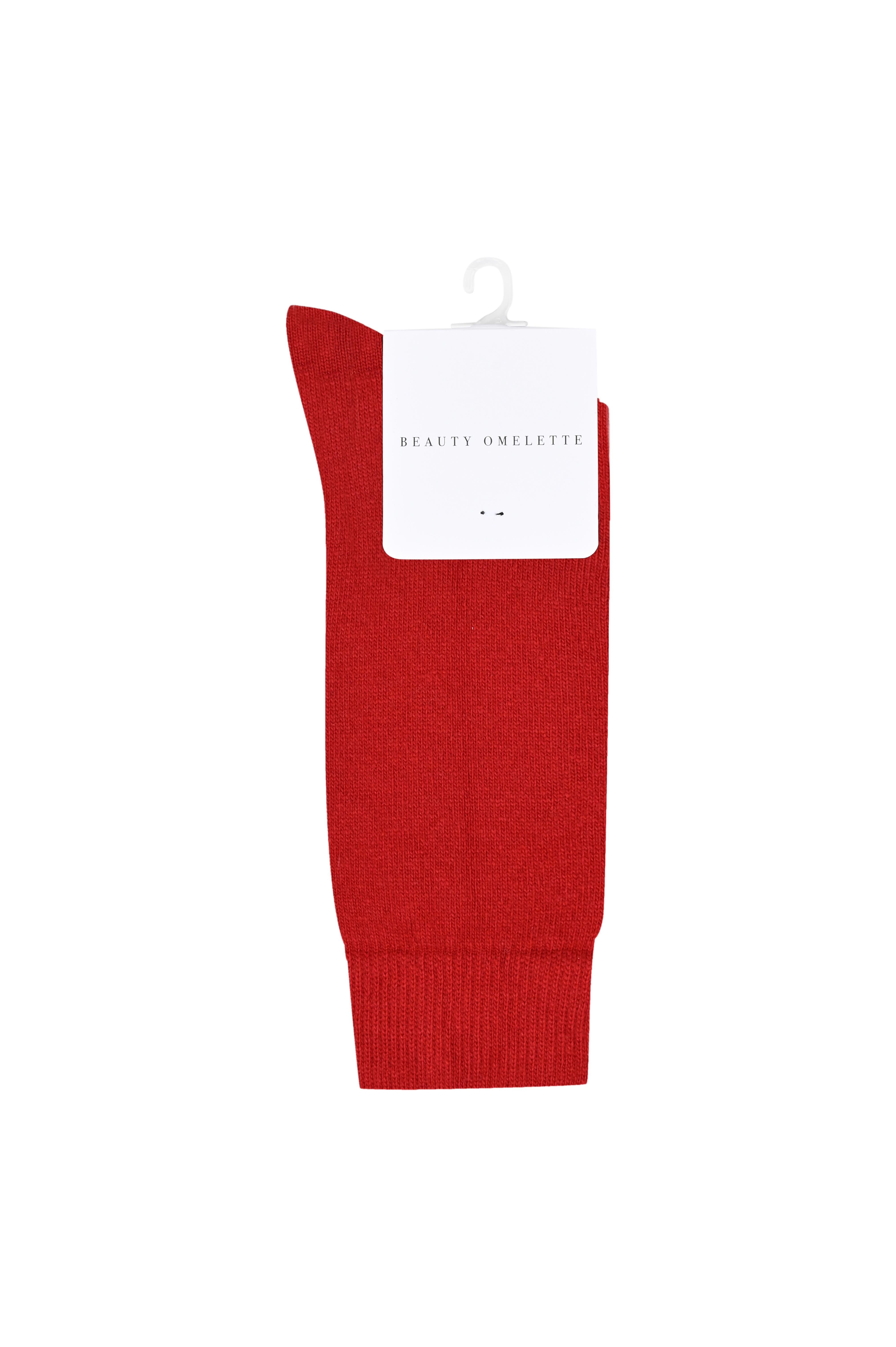 Kırmızı Kaşmir Çorap