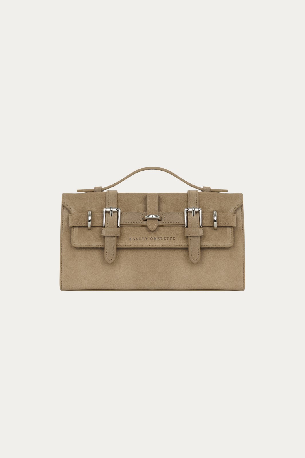Koyu Muskat Gabrielle Süet Clutch