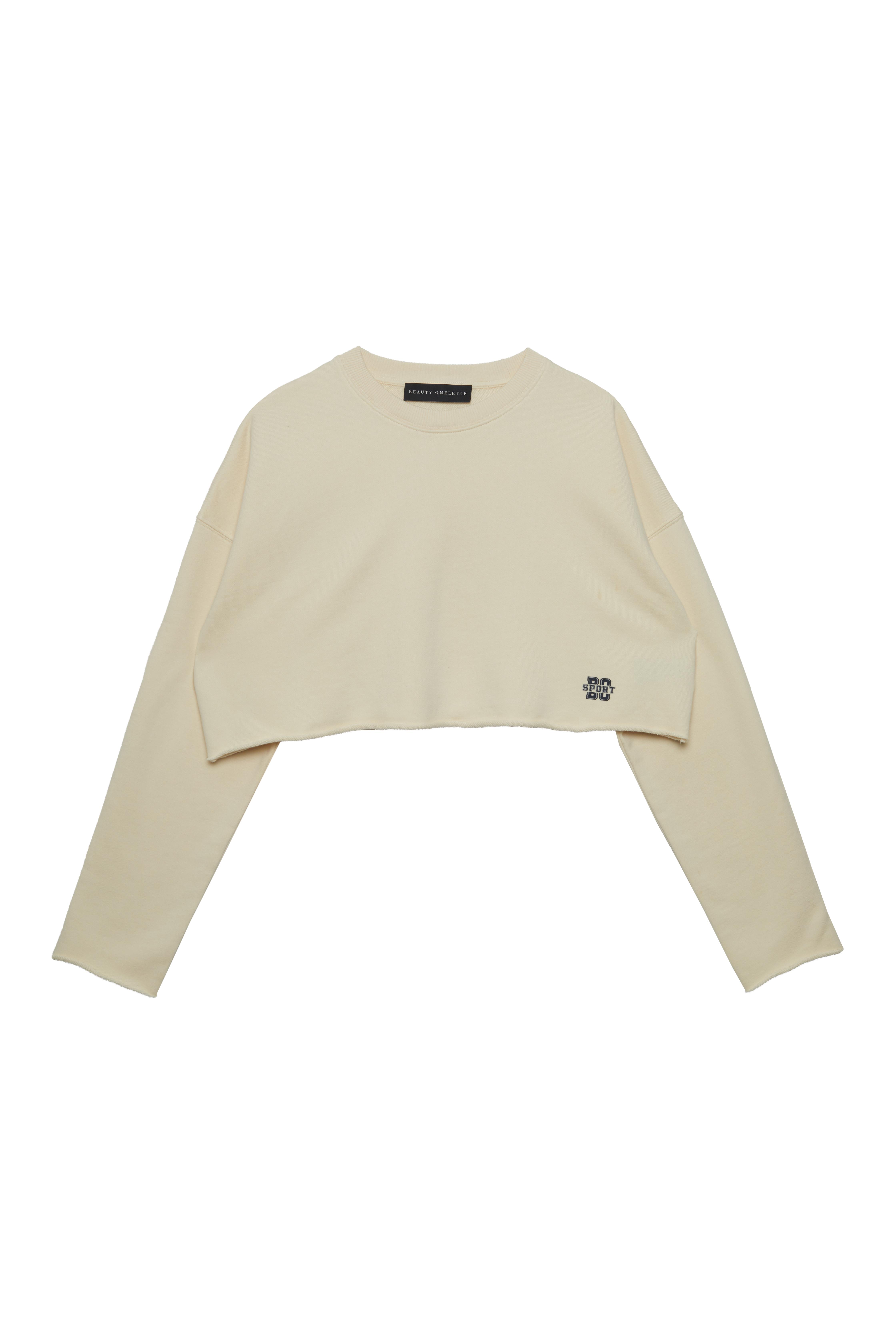 Krem BO Sport Crop Sweatshirt