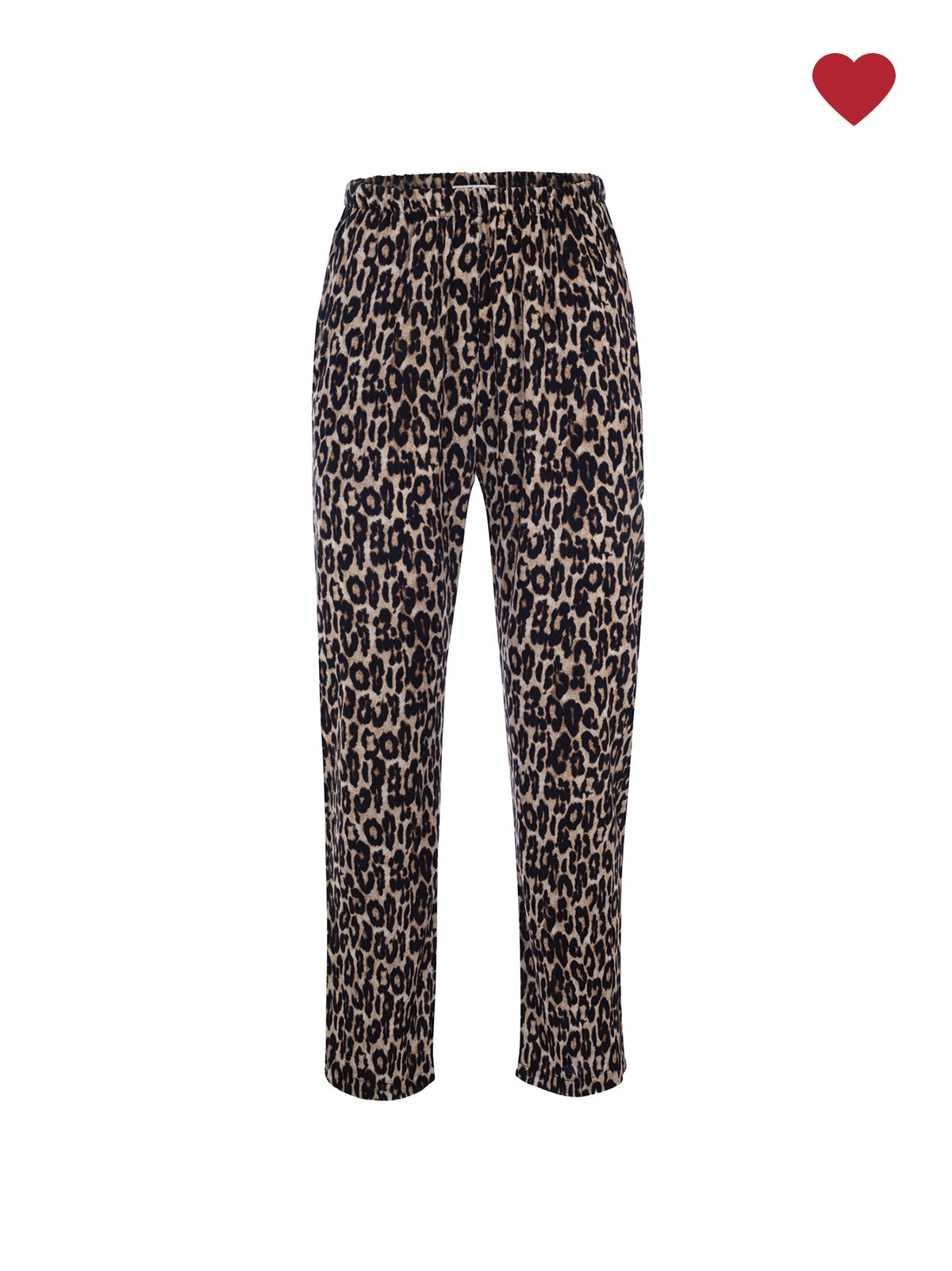 Leopar Baskılı Plaj Pantolonu