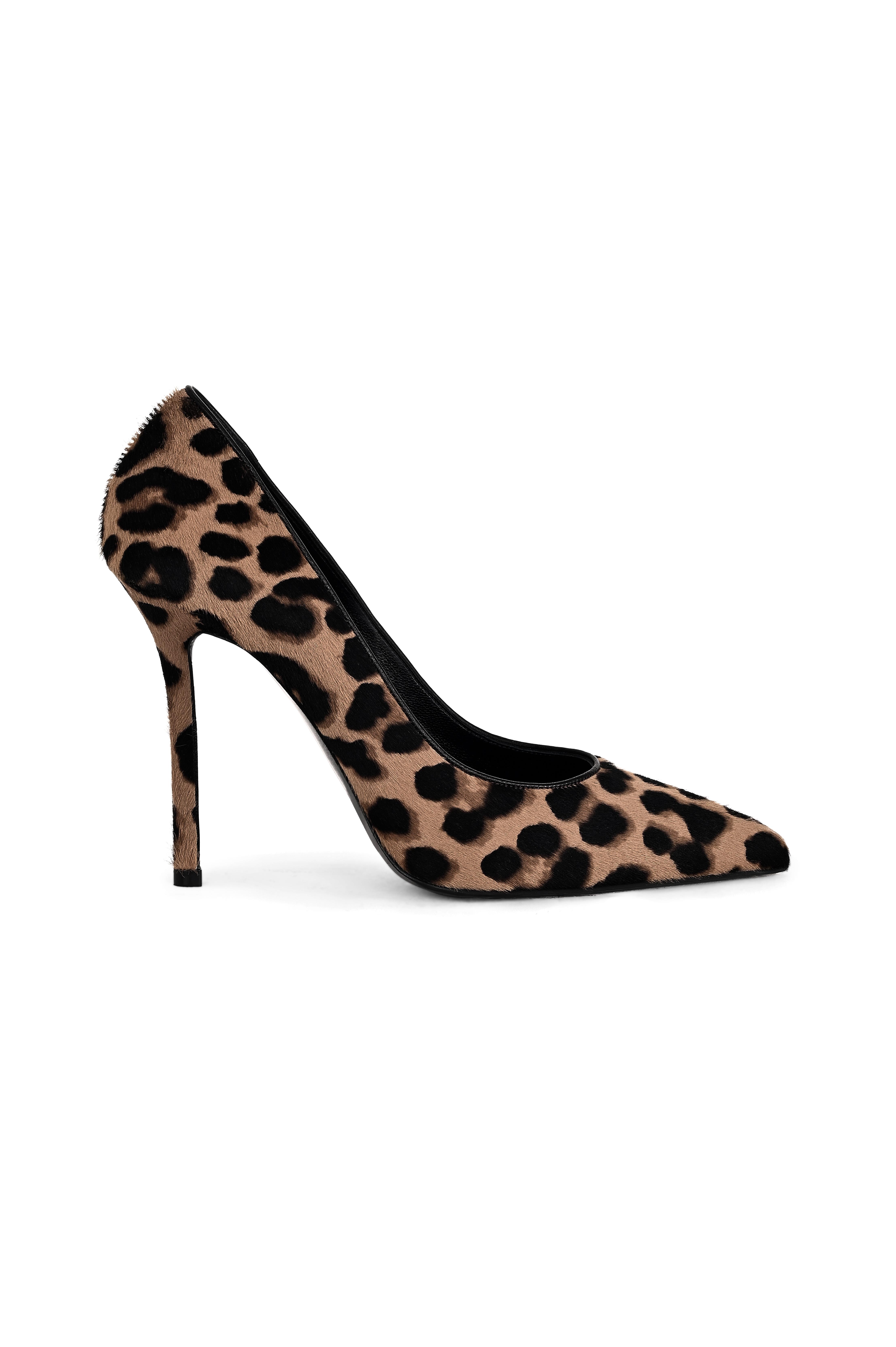 Leopar Desen Carrie Stiletto