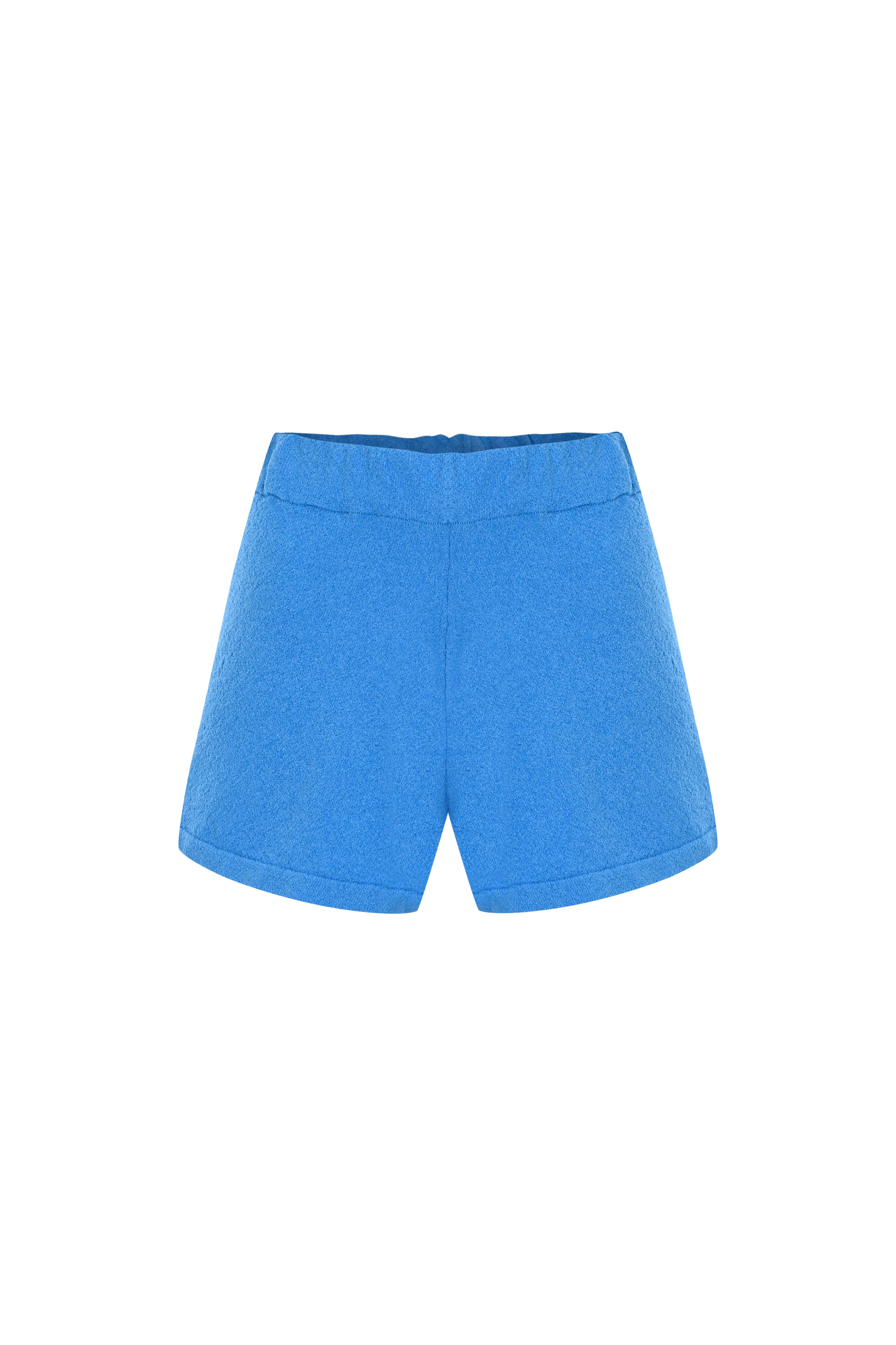 Mavi Havlu Mini Şort