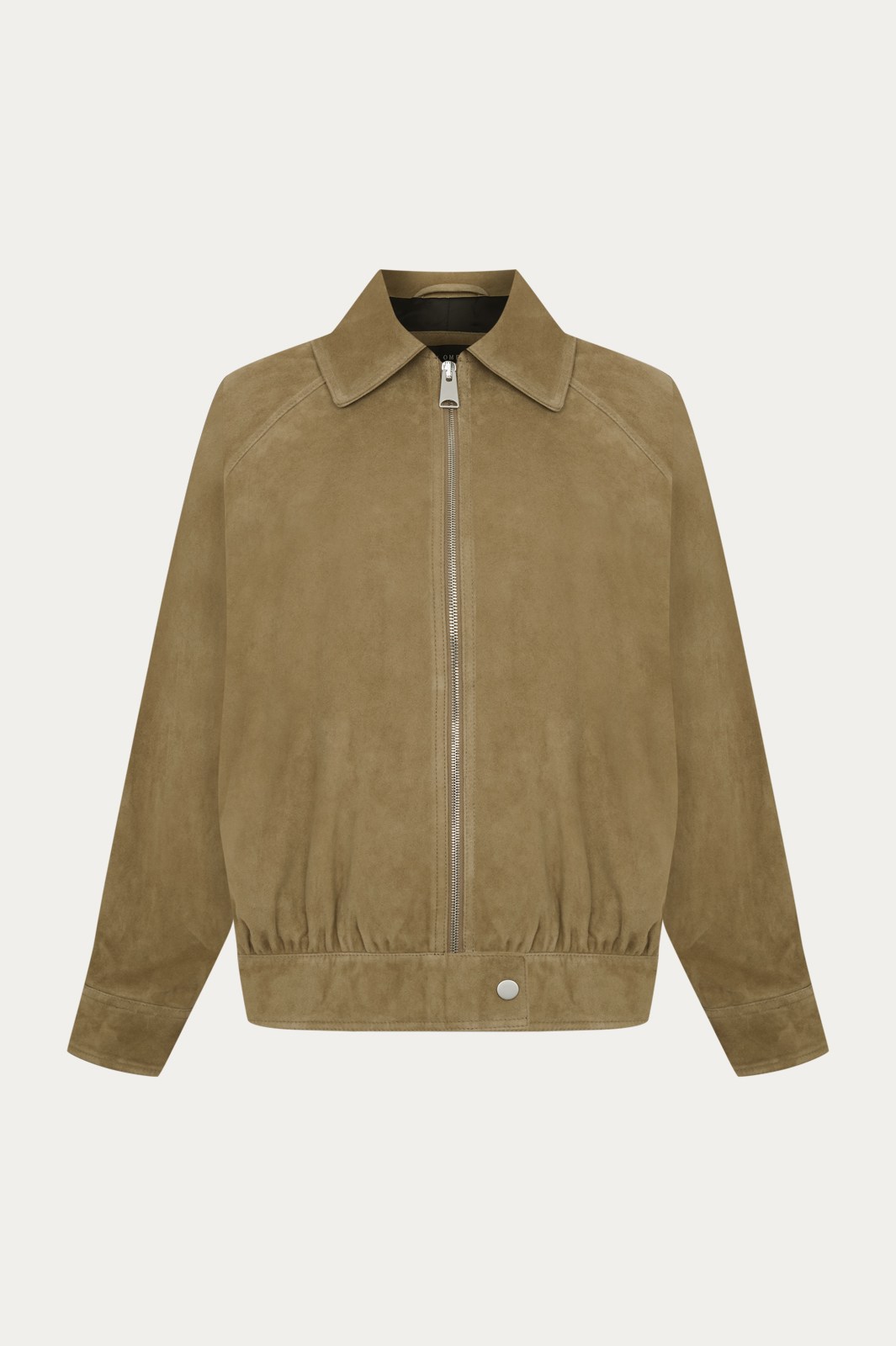 Muskat Reglan Kol Süet Bomber Ceket