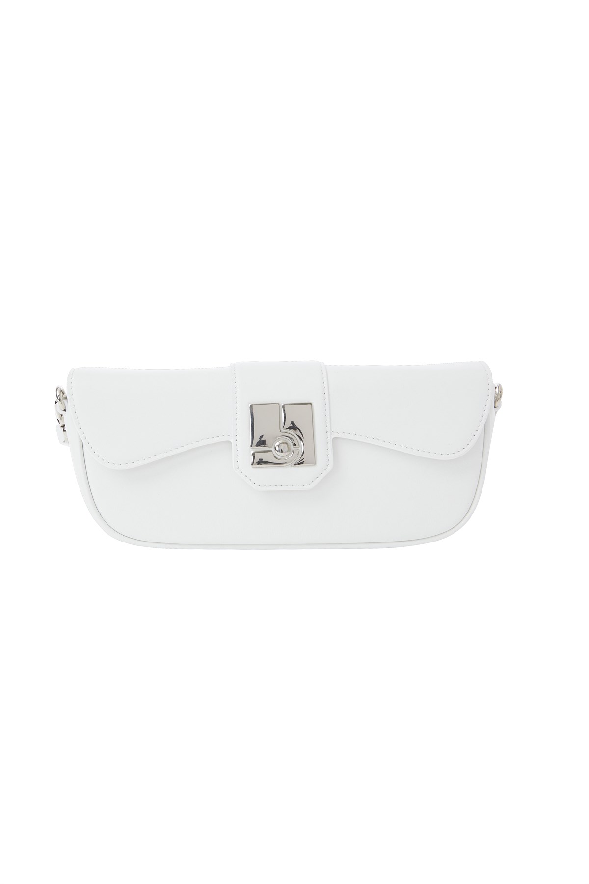 Signature Baguette Bag Beyaz
