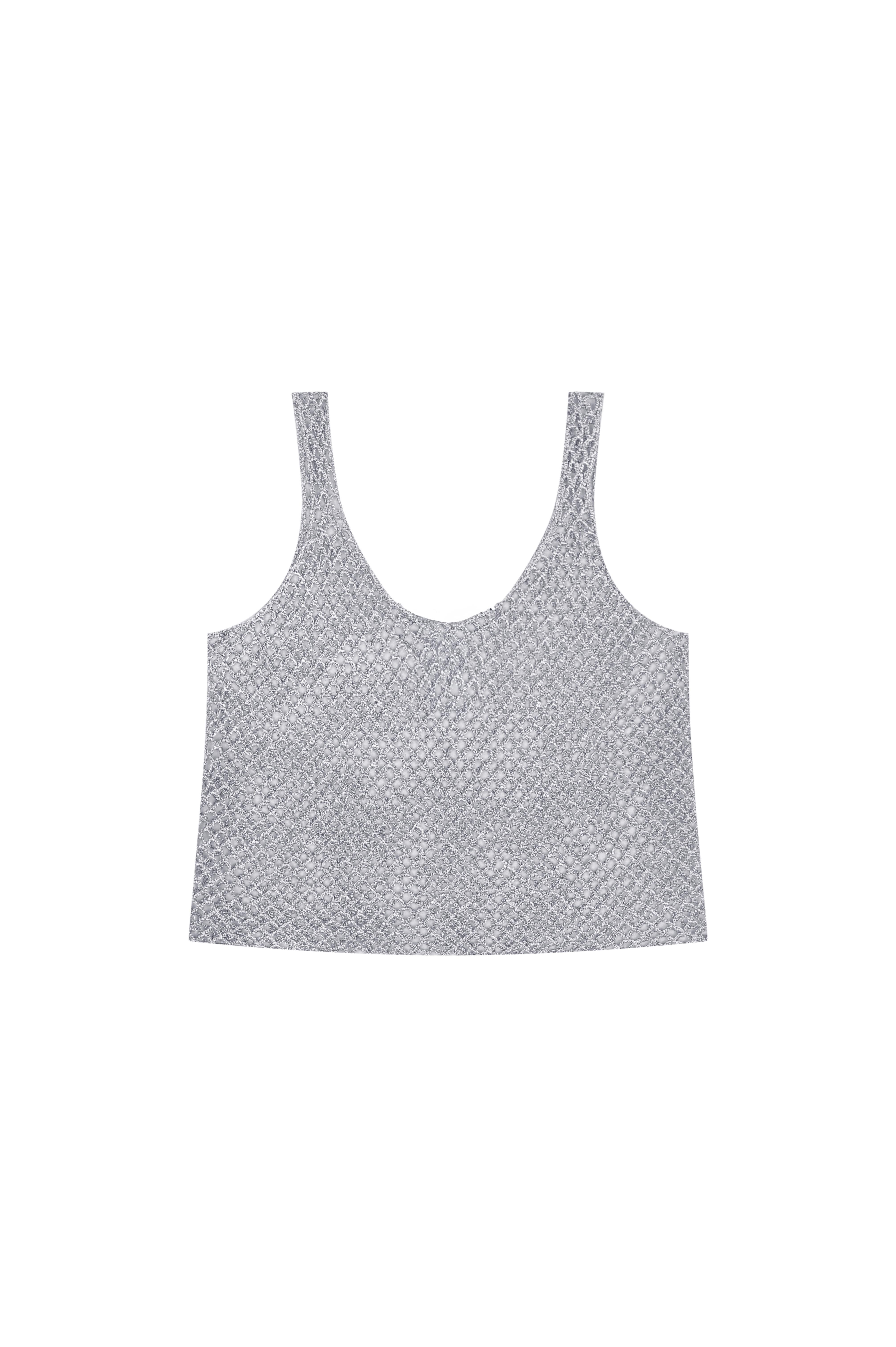 Silver Kroşe Askılı Atlet