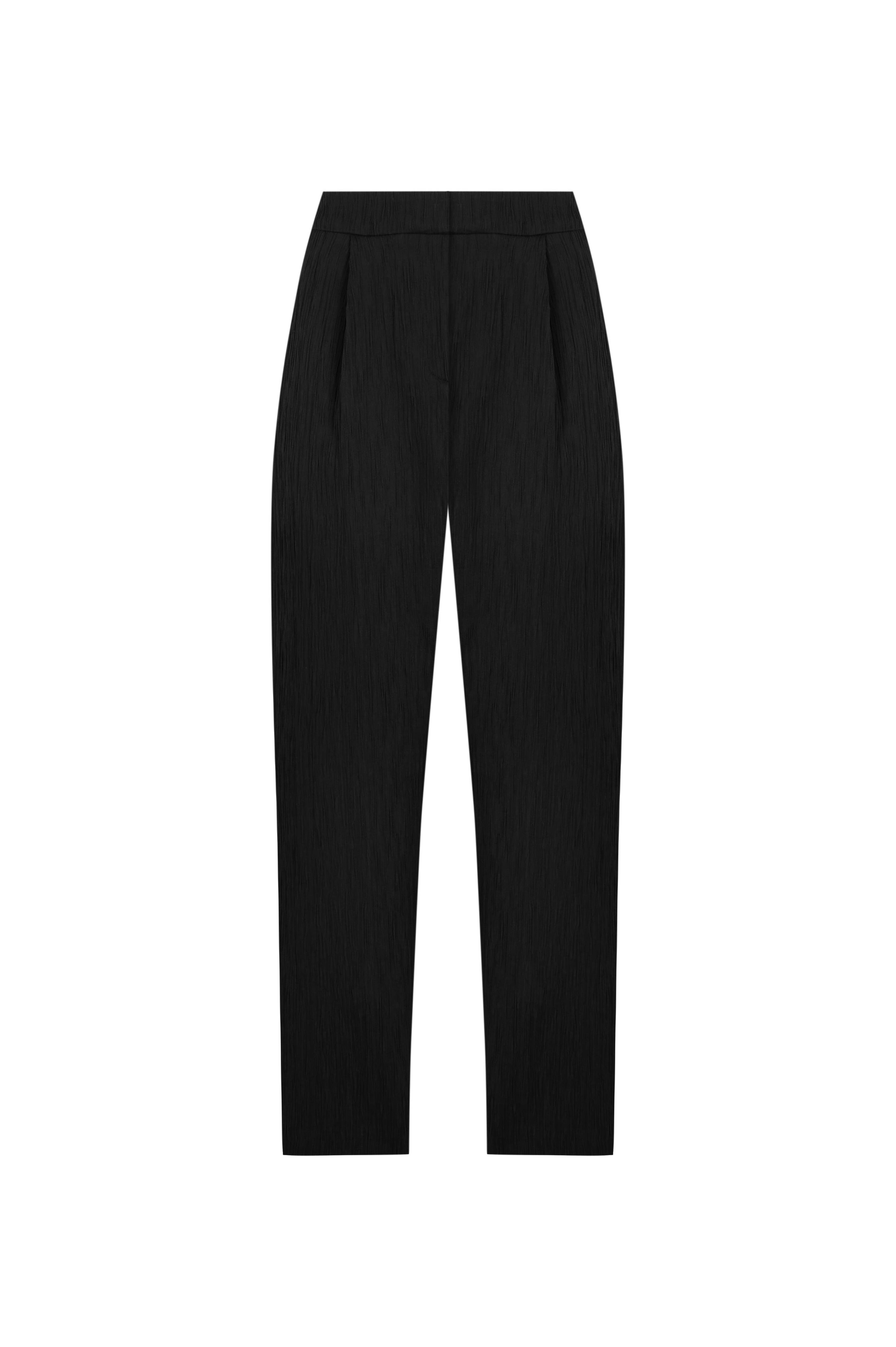 Siyah Dokulu Havuç Pantolon