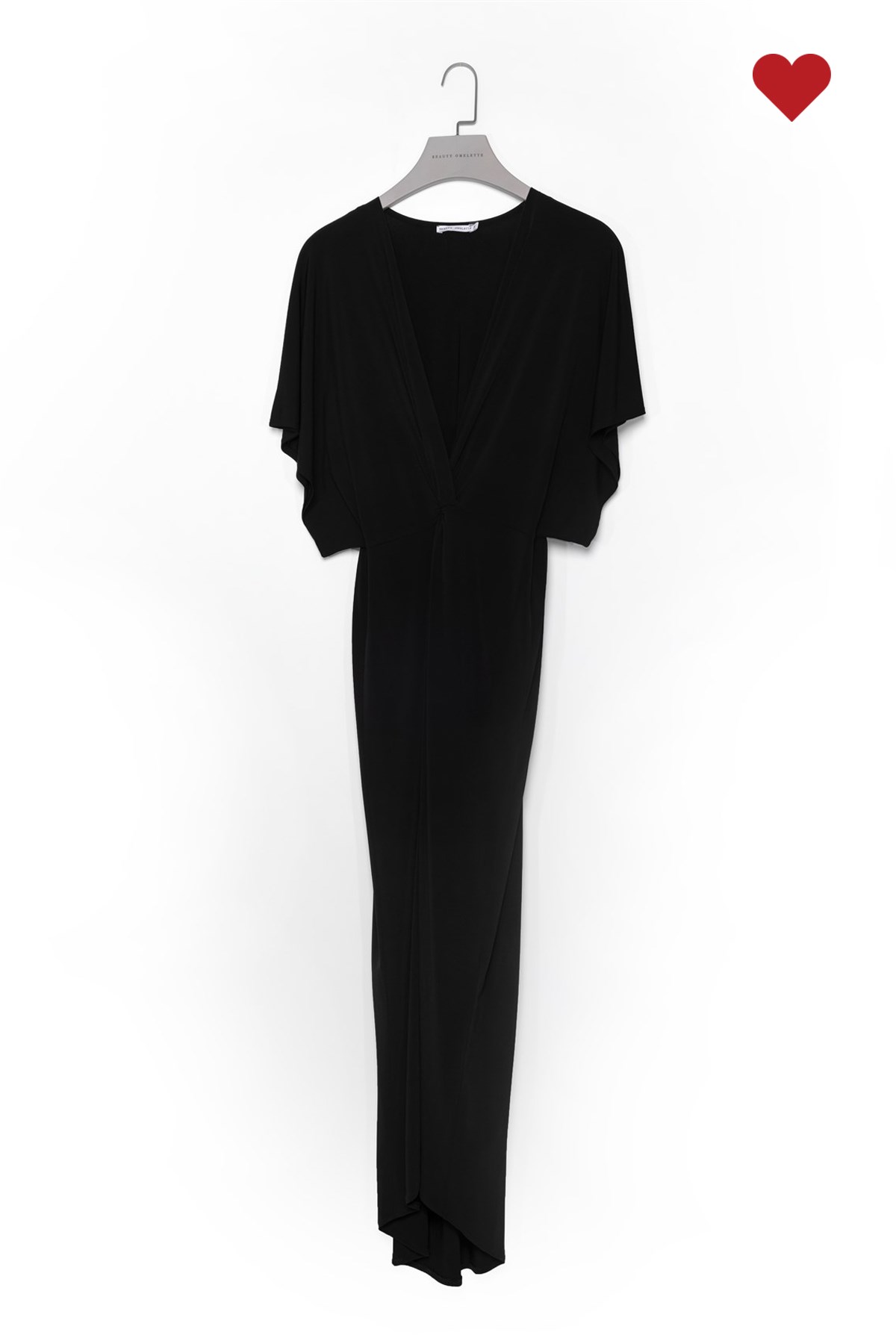 Siyah Drapeli Elbise