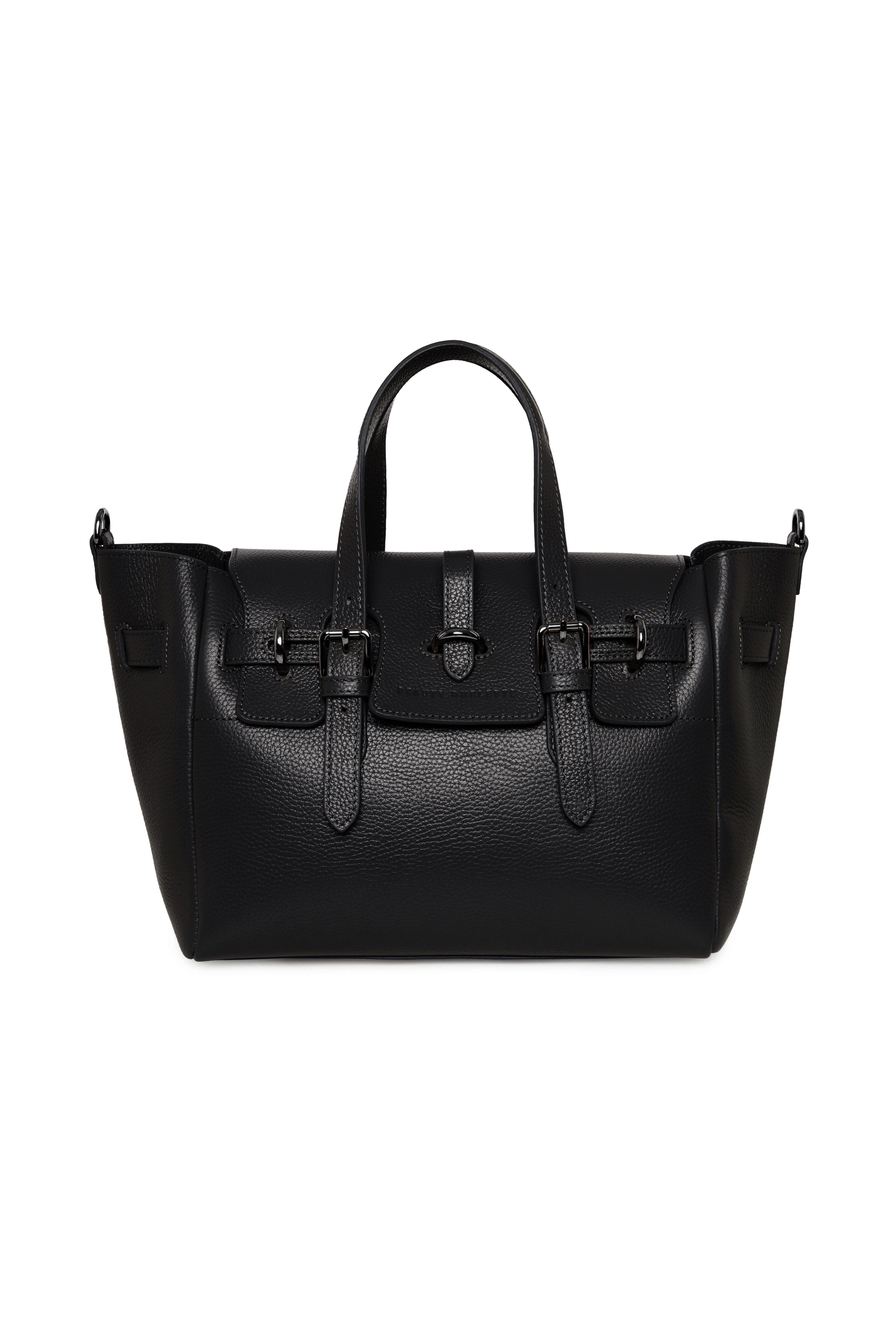 Siyah Gabrielle Floater Medium Bag Black