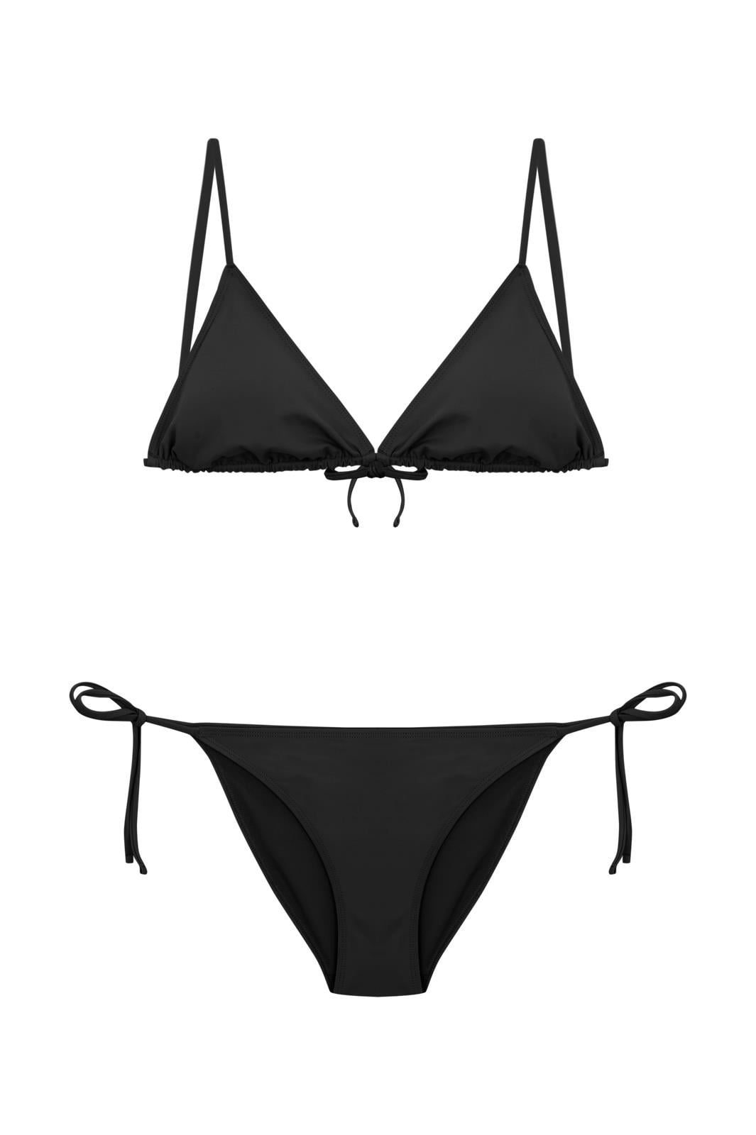 Siyah İbiza Üçgen Bikini