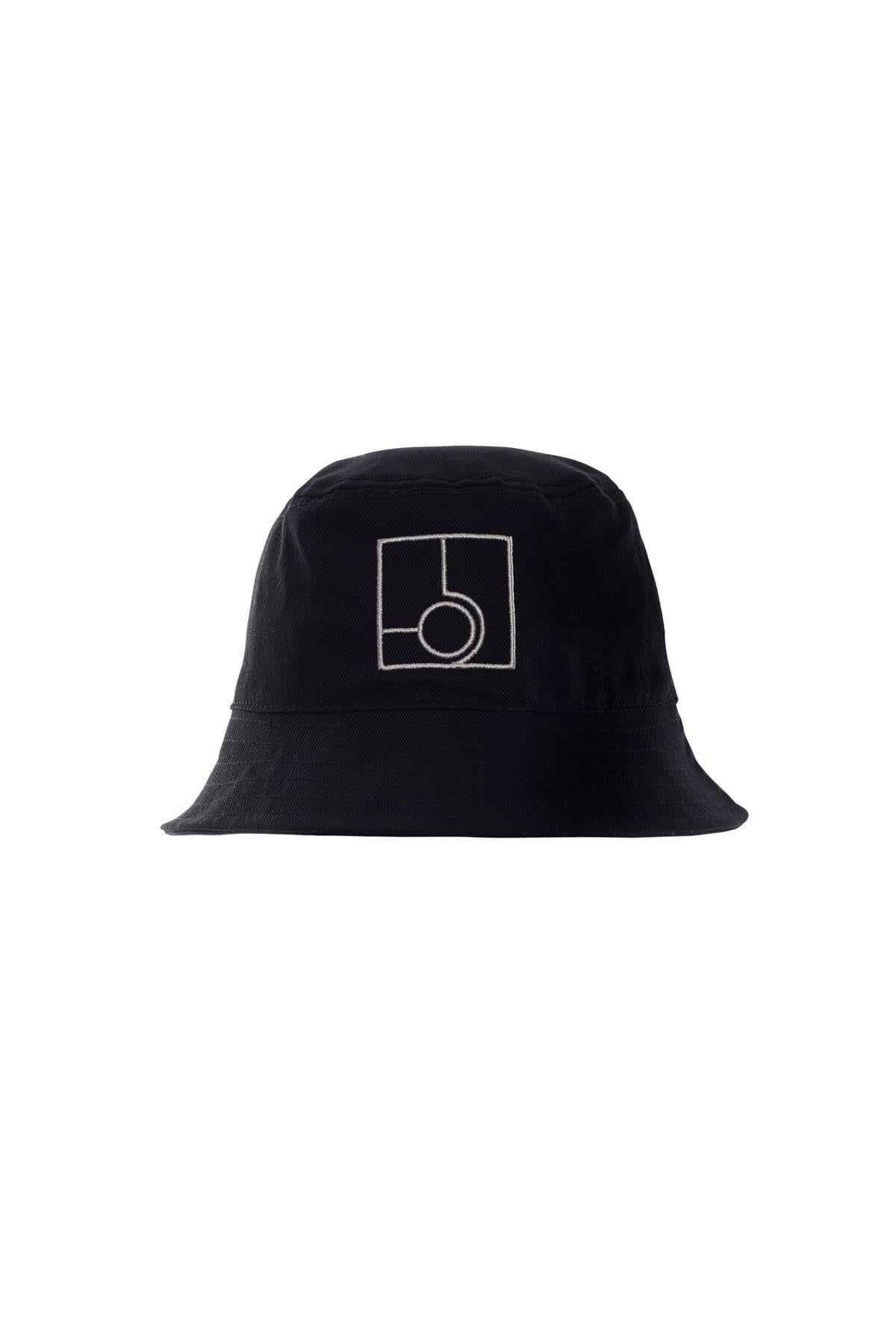 Siyah Kanvas Bucket Şapka Siyah