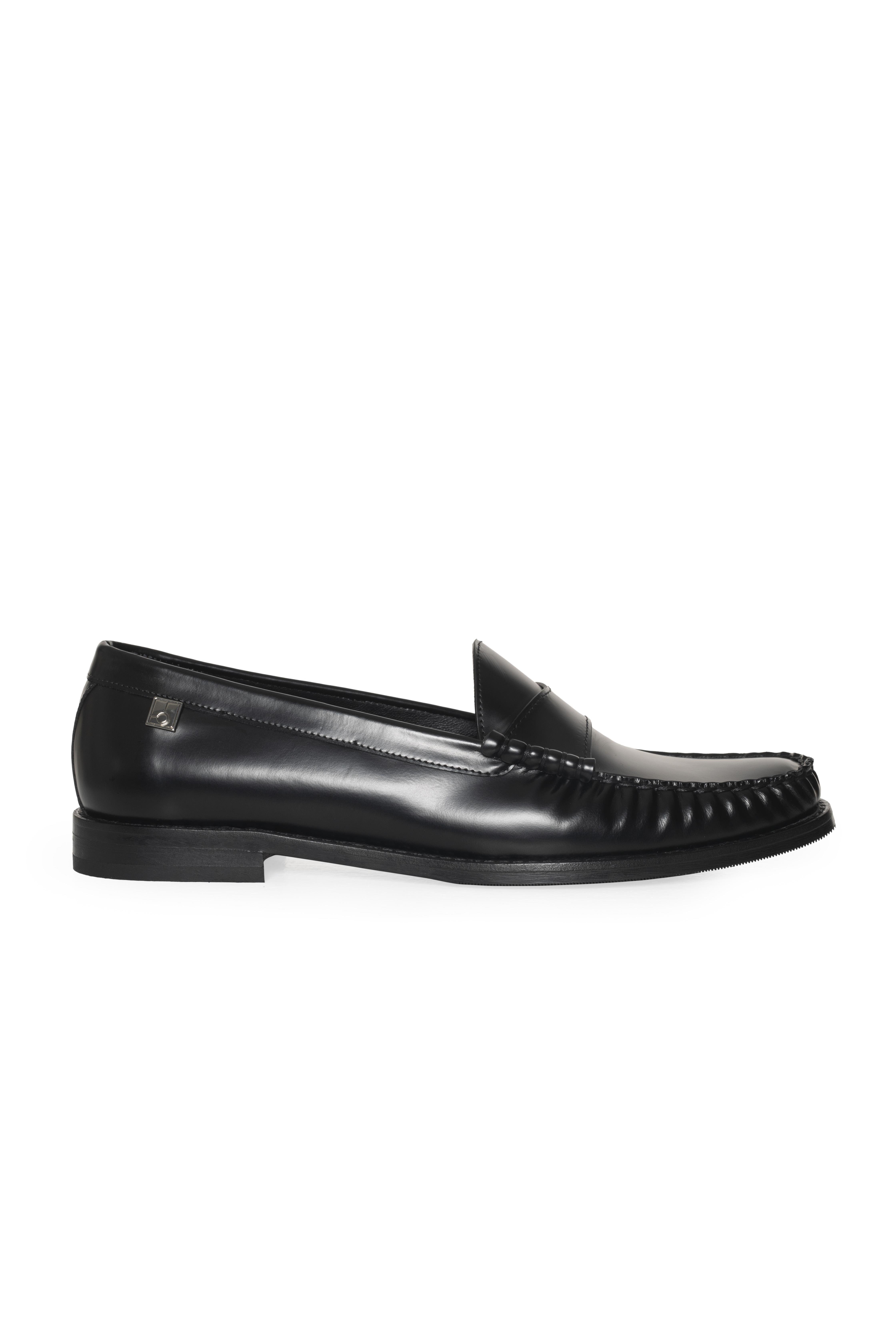 Siyah Klasik Deri Loafer