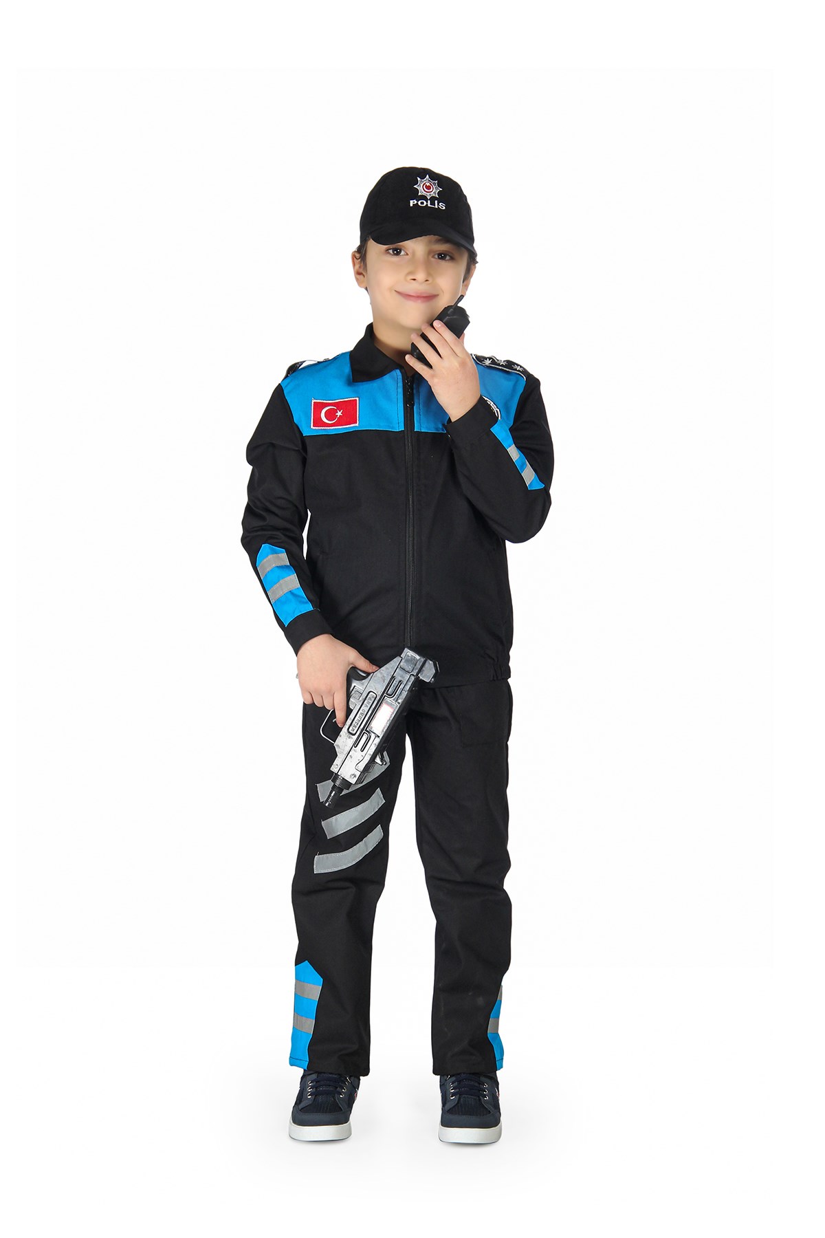 Yunus Polis Çocuk Kostümü Üniforması Mavi