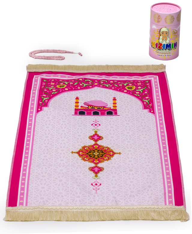 Zarif Hediye Kutulu Seccade ve Tespih