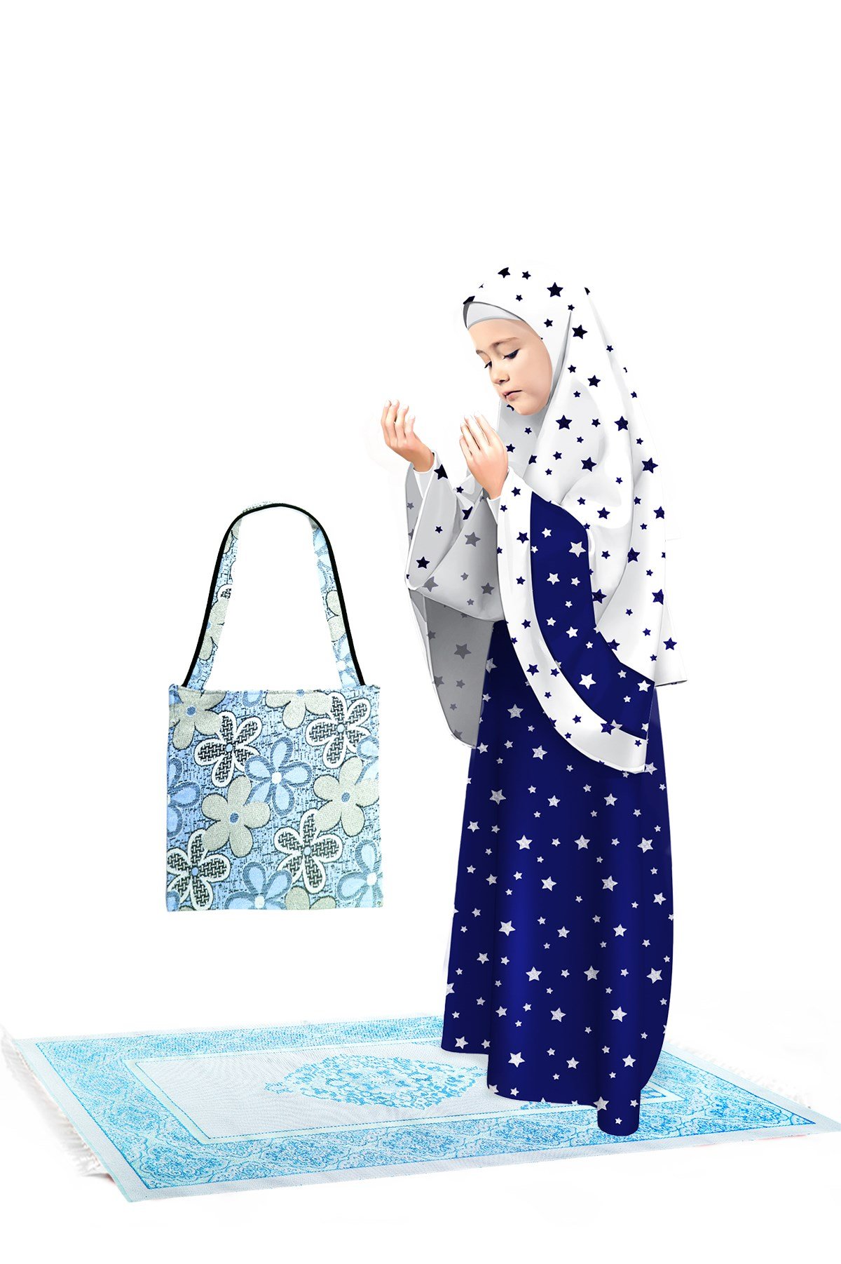 NAMAZ TAKIMLARI NAMAZLIK TAKIM Ç BSKL POPLİN 4 AD KEMERLİ DASAN 8 MODEL 963 976