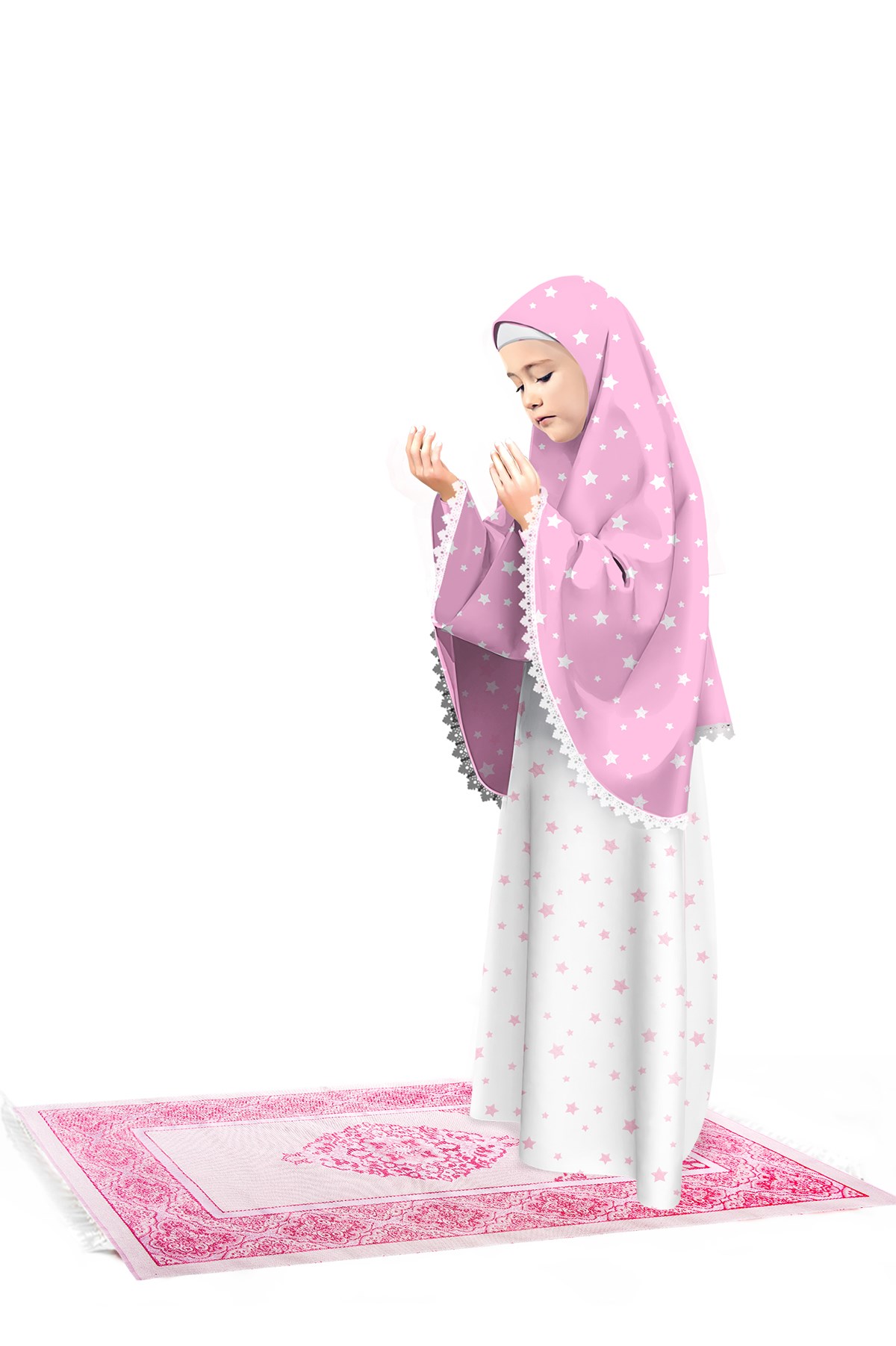 NAMAZ TAKIMLARI NAMAZLIK TAKIM Ç BSKL POPLİN 3 AD Ghabir 3 cm  Dasan 13 MODEL 983 988