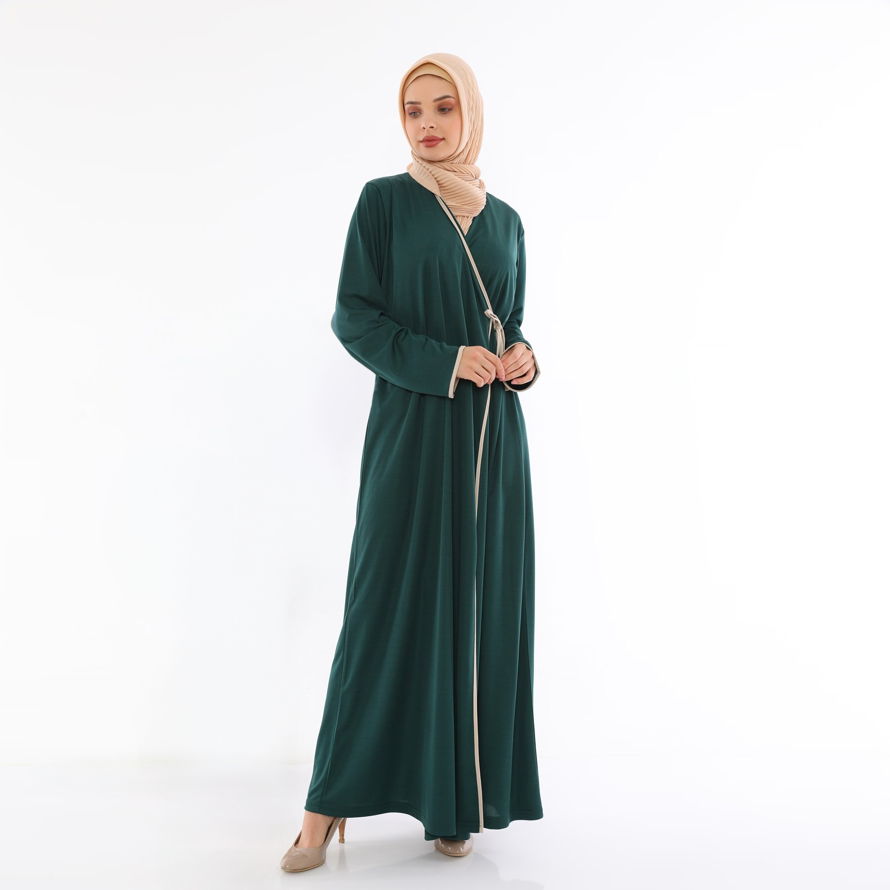 Yandan Bağlamalı Namaz Elbisesi