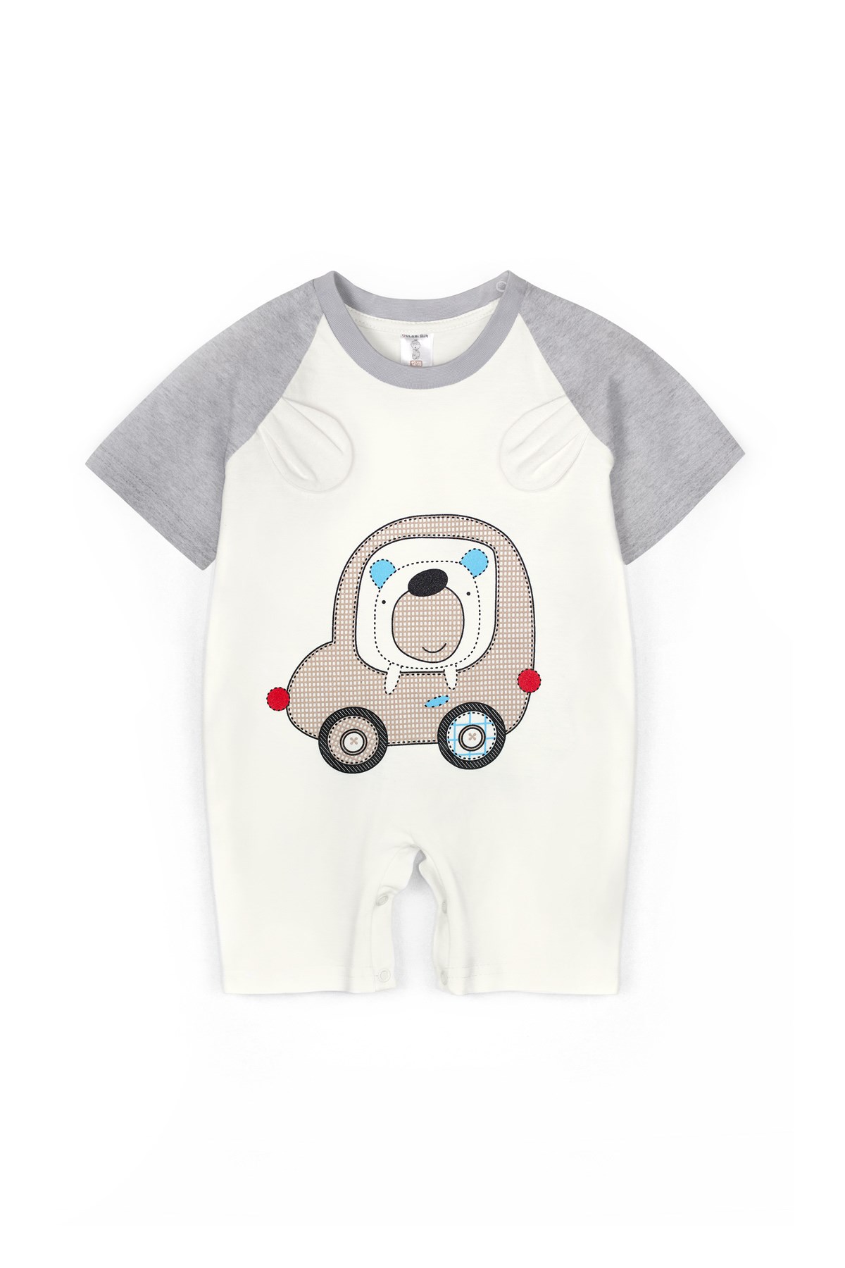 Yazlık Araba Nakışlı Şortlu Bebek Tulum Modeli ve Fiyatı – Oulabi Mir