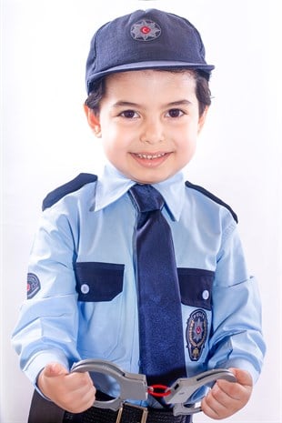 Türk Polisi Kostümü - Polis Kostümleri - Çocuk Polis Kıyafetleri - Oulabi  Mir