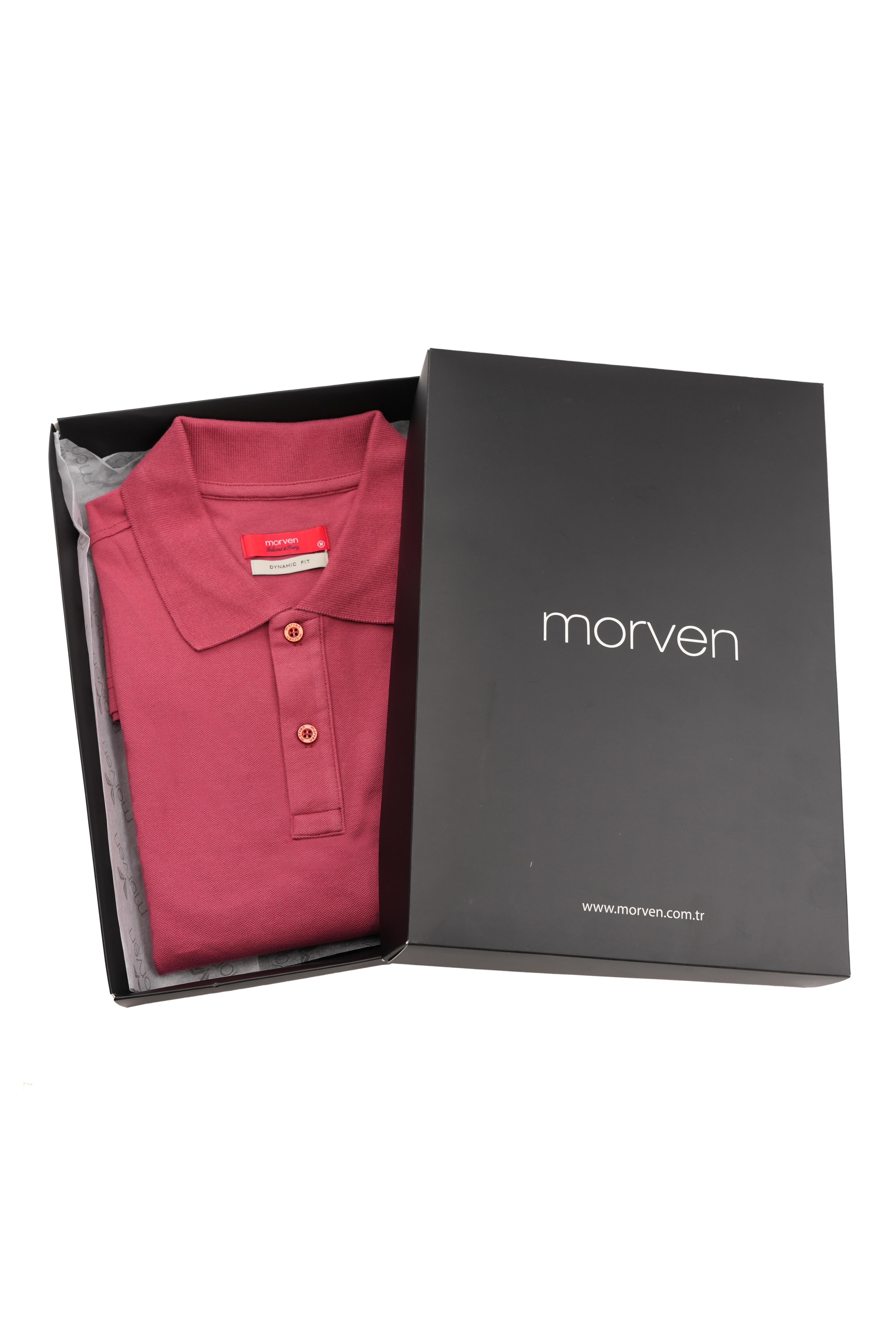 Gül Basic Düz %100 Pamuk Rahat Kesim Kısa Kollu HEDİYE KUTULU Polo Yaka Erkek Tişört