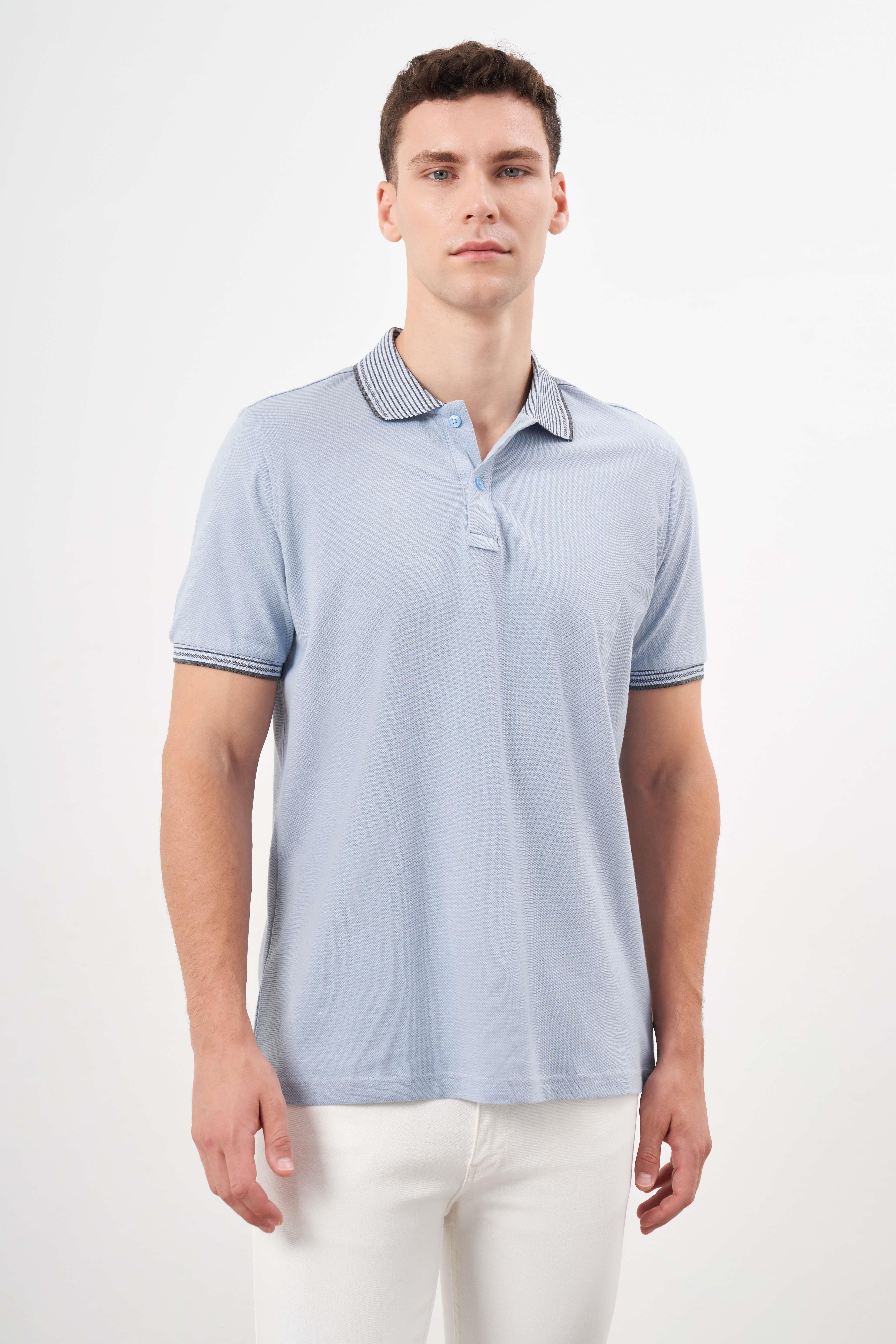 Morven Erkek A. MAVİ Trend Polo Yaka Dynamic Fit T-Shirt