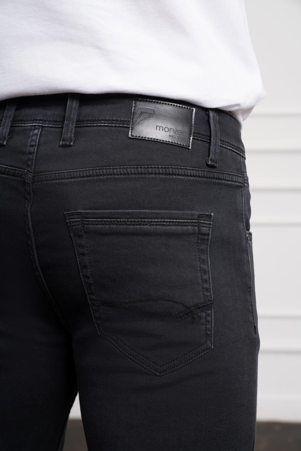 Morven Erkek Antrasit Mevsimlik Pamuk 5 Cep Dynamic Fit Jean Pantolon