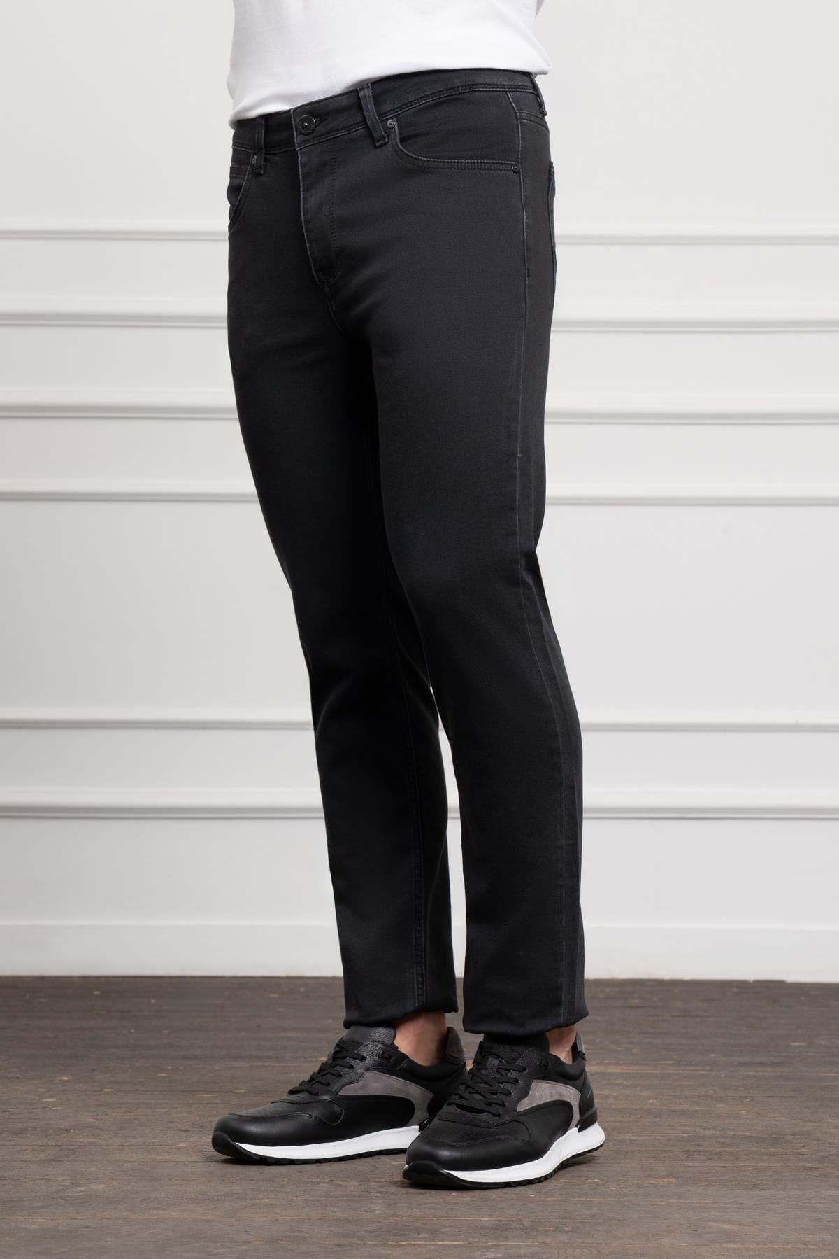 Morven Erkek Antrasit Mevsimlik Pamuk 5 Cep Dynamic Fit Jean Pantolon
