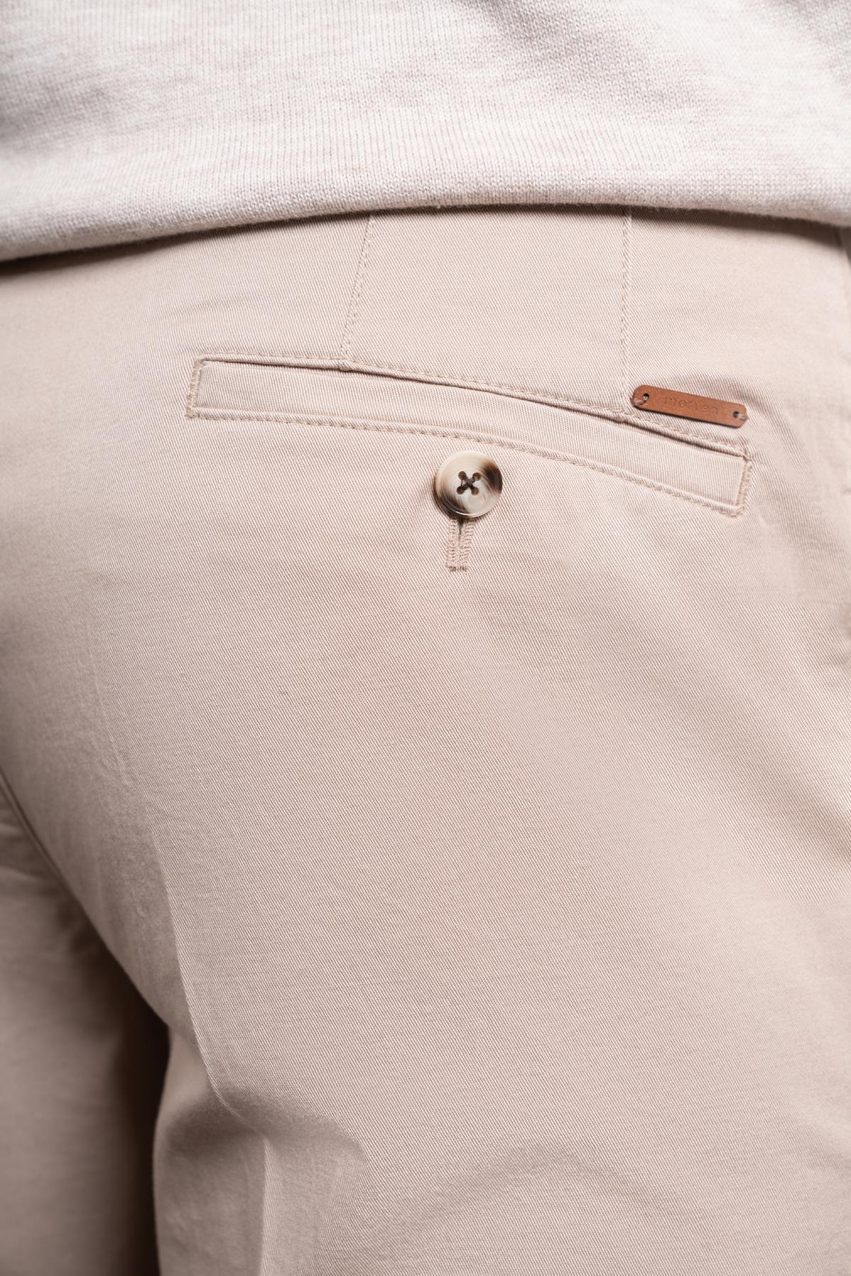 Morven Erkek Bej Dynamic Fit Chino Pantolon