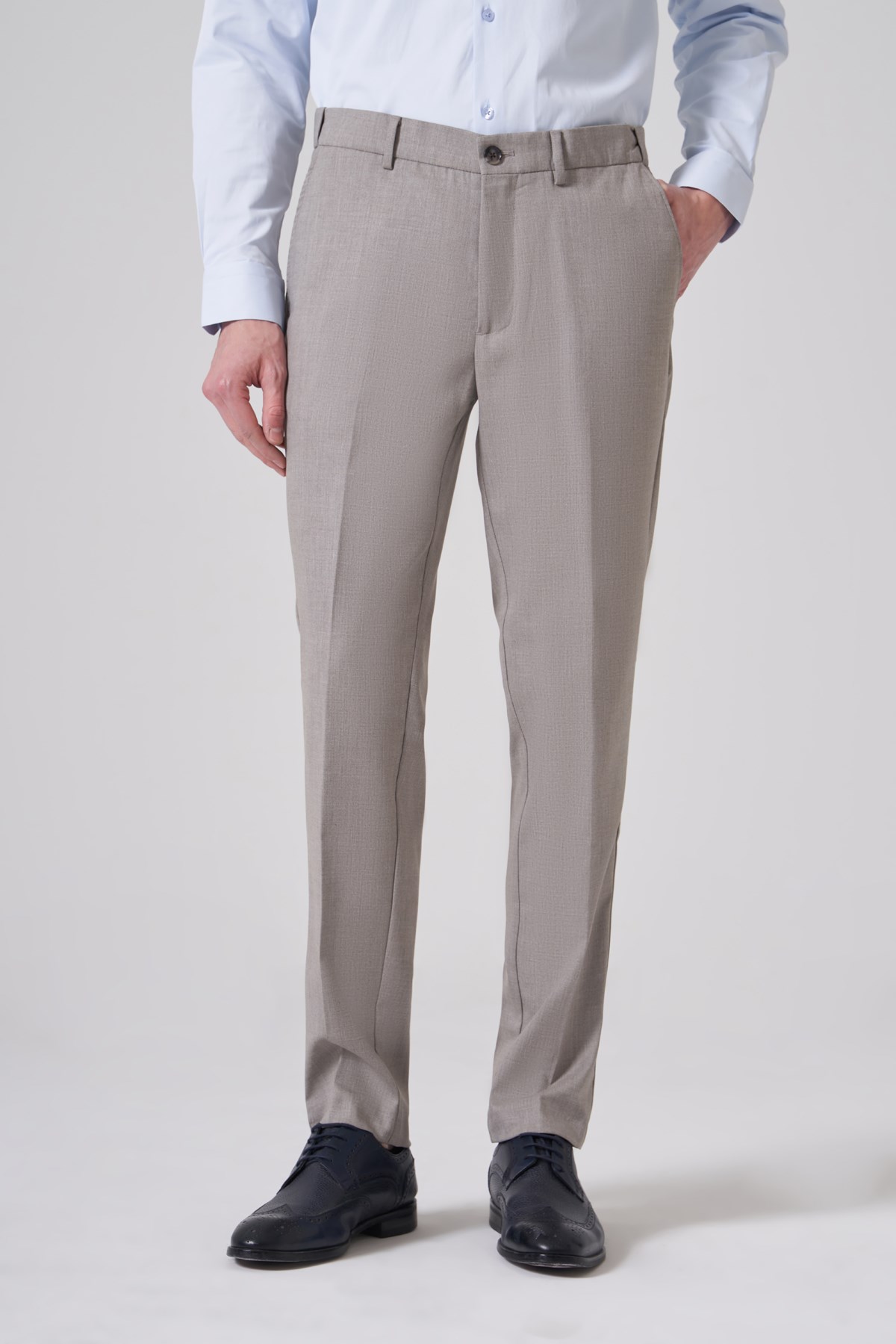 Morven Erkek Bej Trend Dynamic Fit Pantolon