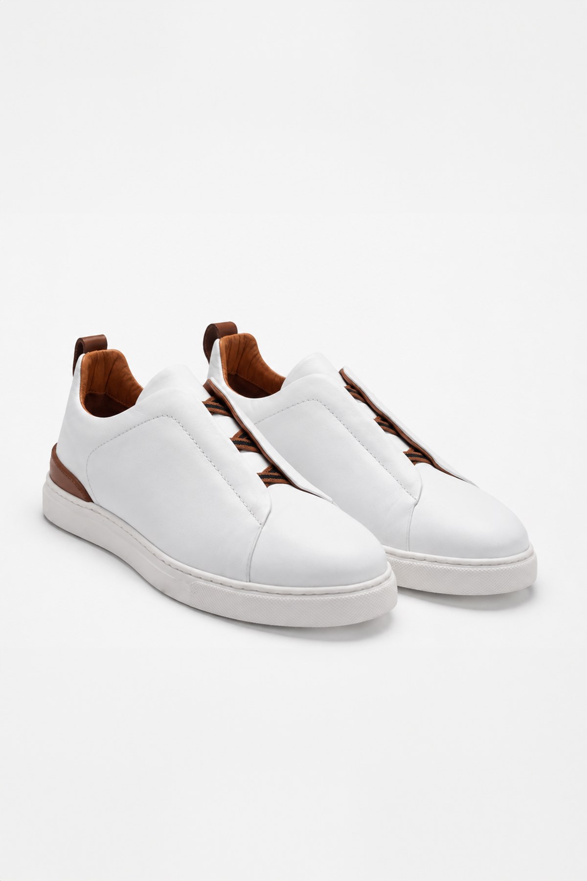 Morven Erkek Beyaz Deri Sneaker Ayakkabı