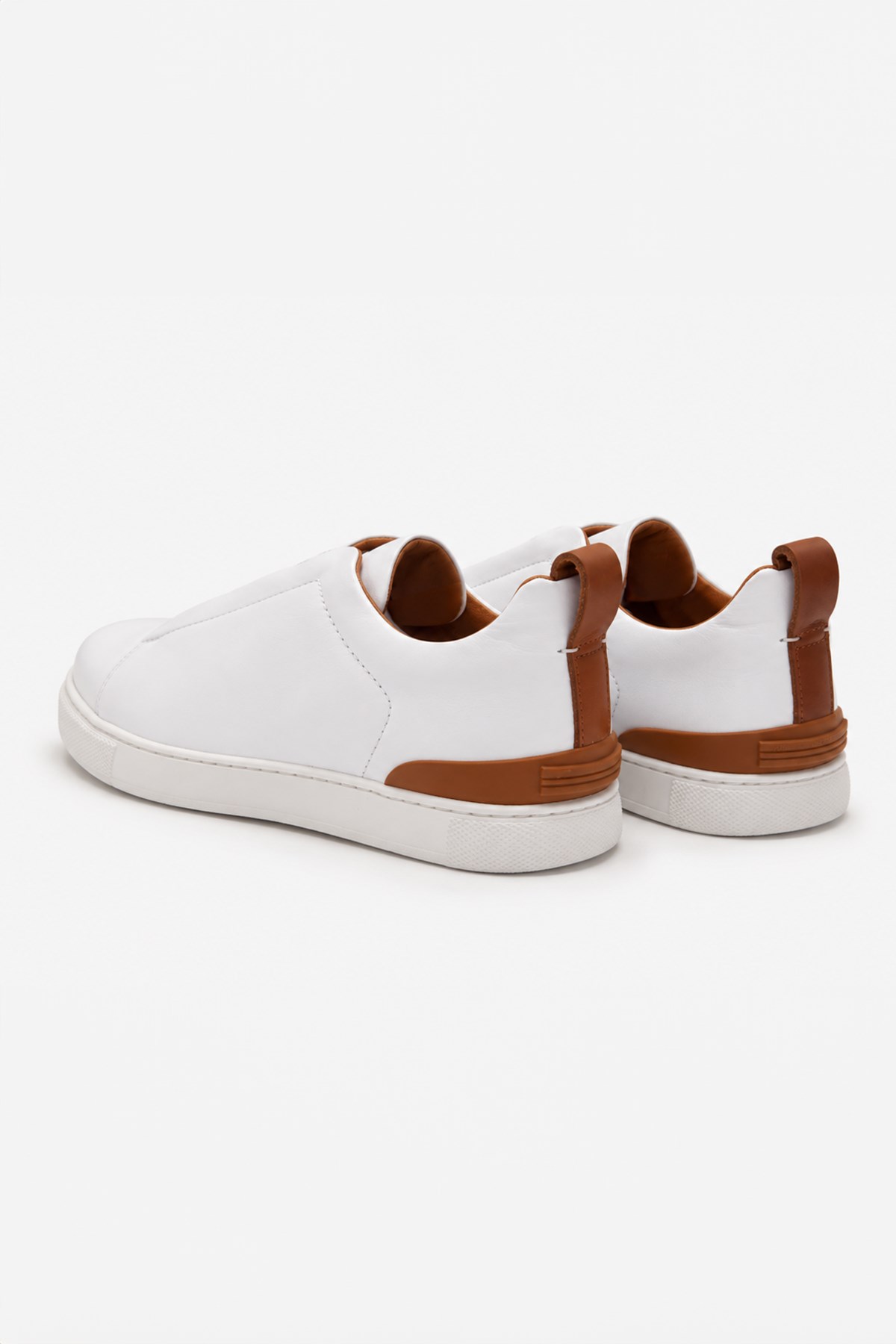 Morven Erkek Beyaz Deri Sneaker Ayakkabı