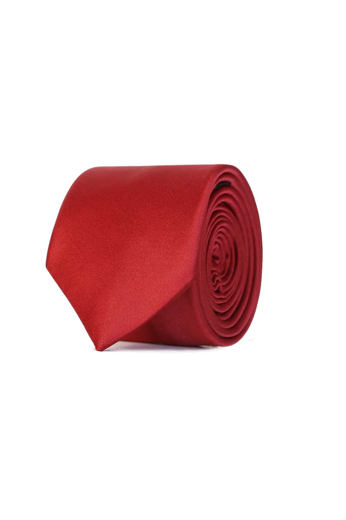 Morven Erkek Bordo Basic  Kravat
