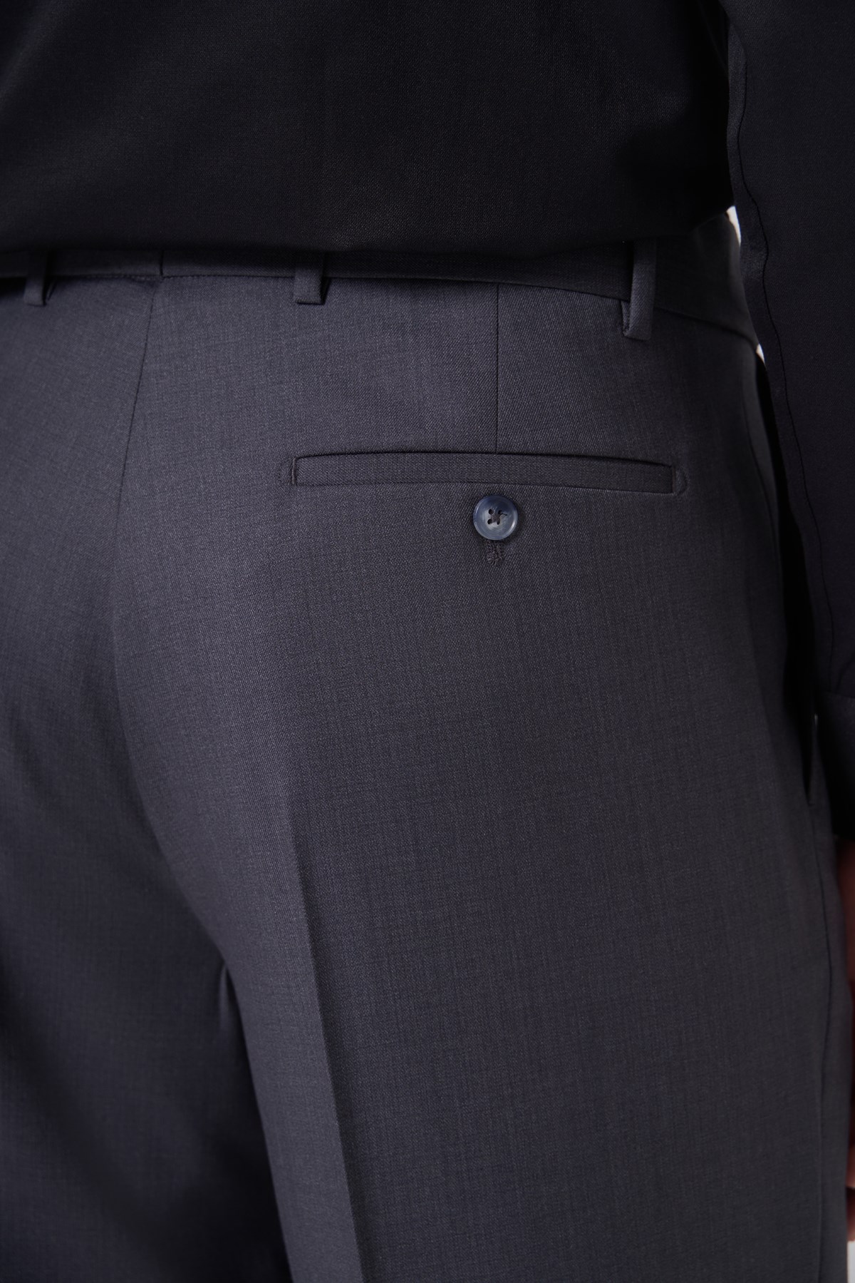 Morven Erkek Füme Basic Düz Dynamic Fit Pantolon
