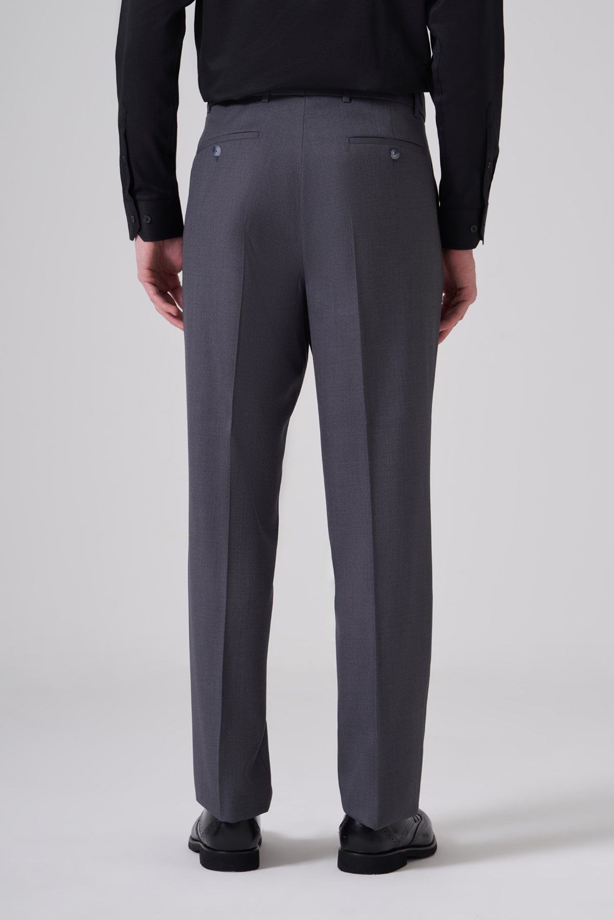 Morven Erkek Füme Basic Düz Dynamic Fit Pantolon