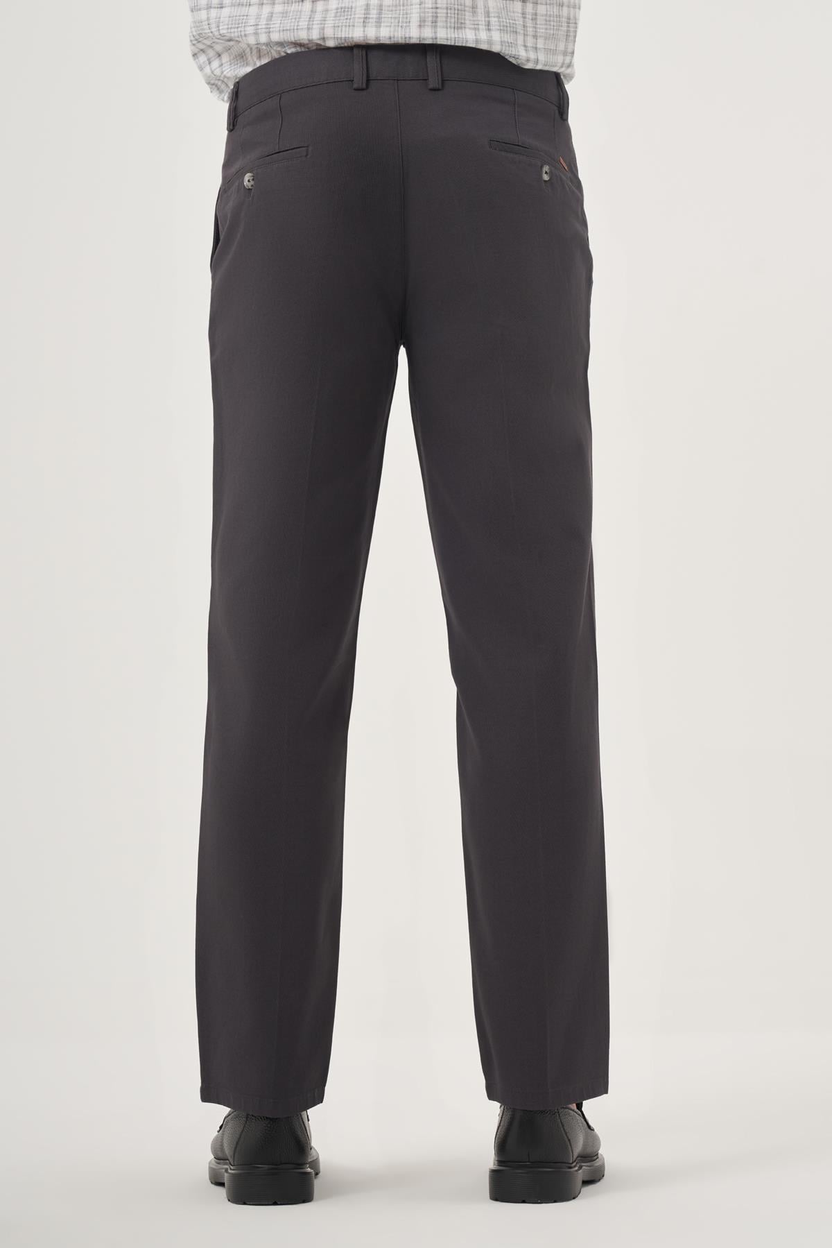 Morven Erkek Gri Chino Dynamic Fit Kışlık Pantolon