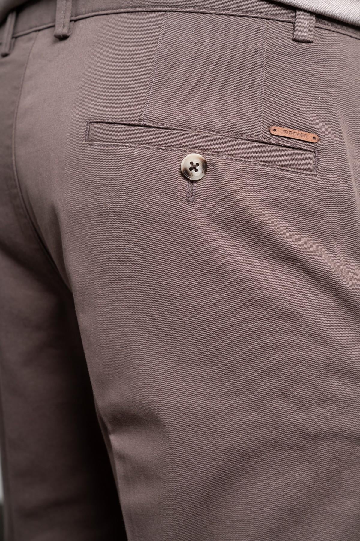 Morven Erkek KAHVE Dynamic Fit Chino Pantolon