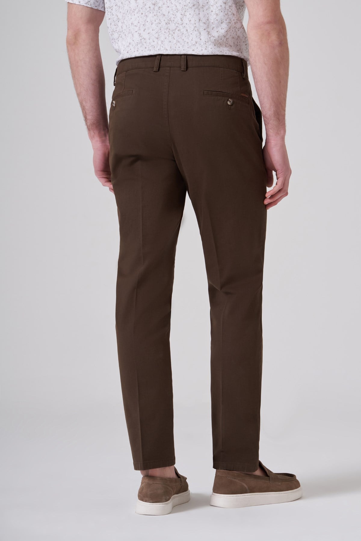 Morven Erkek KAHVE Pamuk Trend Dynamic Fit Chino Pantolon