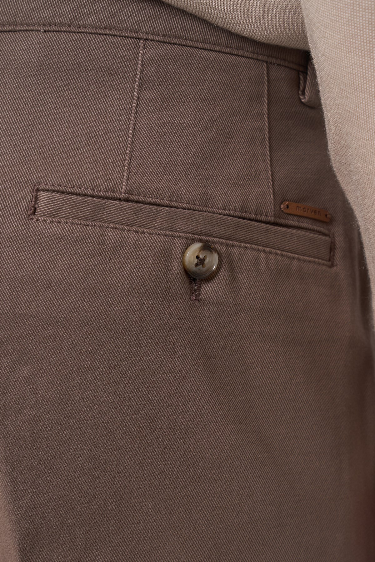 Morven Erkek KAHVE Pamuk Trend Dynamic Fit Chino Pantolon