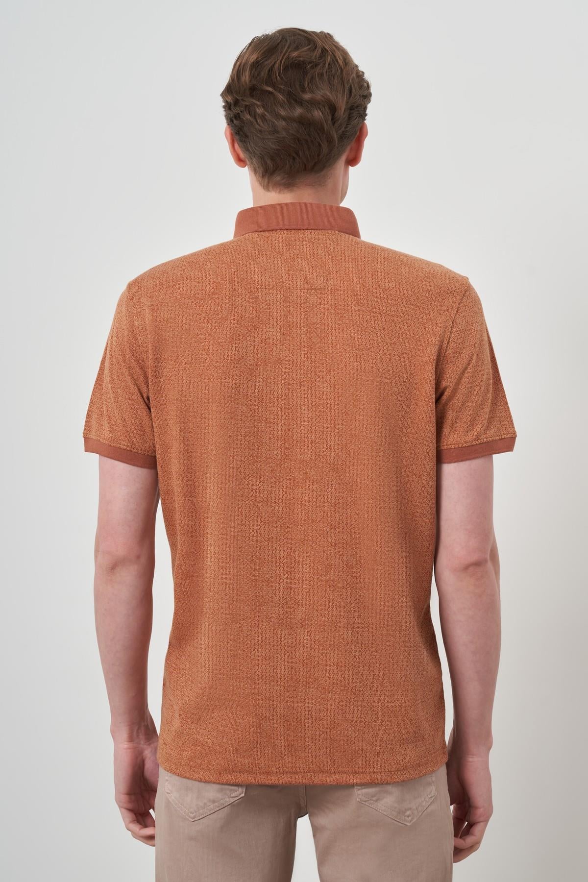 Morven Erkek Kiremit Trend  Polo Yaka T-Shirt