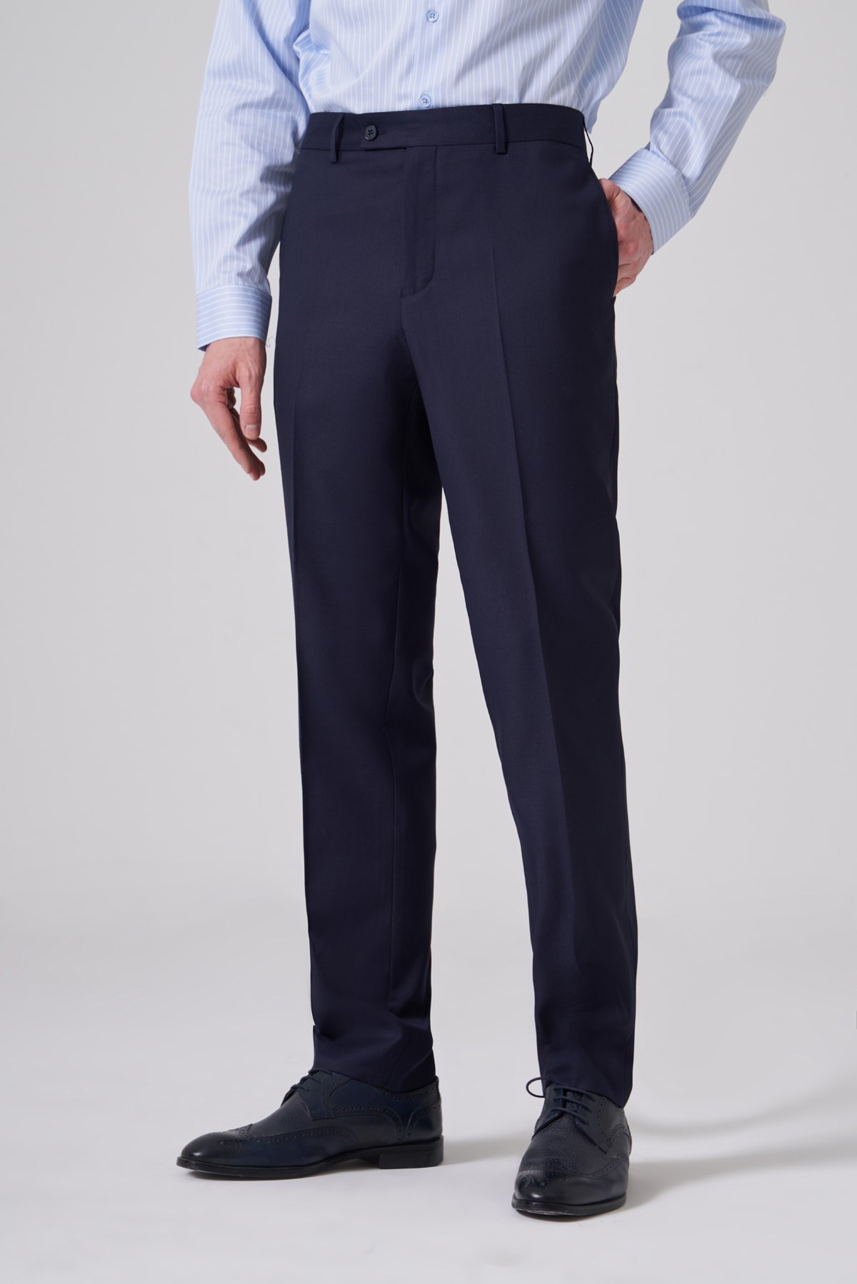 Morven Erkek KOYU LACİVERT Basic Slim Ft Pantolon