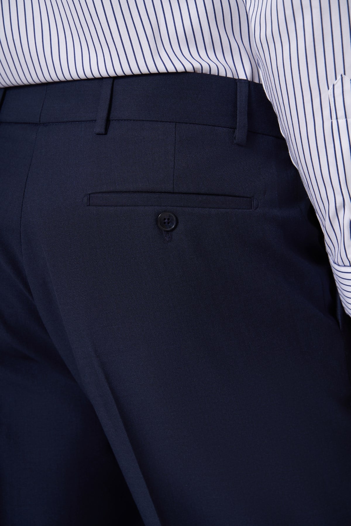 Morven Erkek Lacivert Basic Düz Dynamic Fit Pantolon