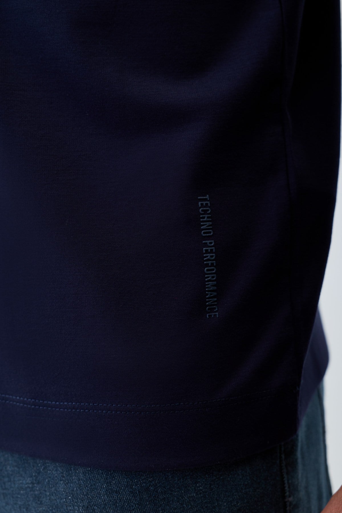 Morven Erkek Lacivert Bisiklet Yaka Rayon Sweatshirt