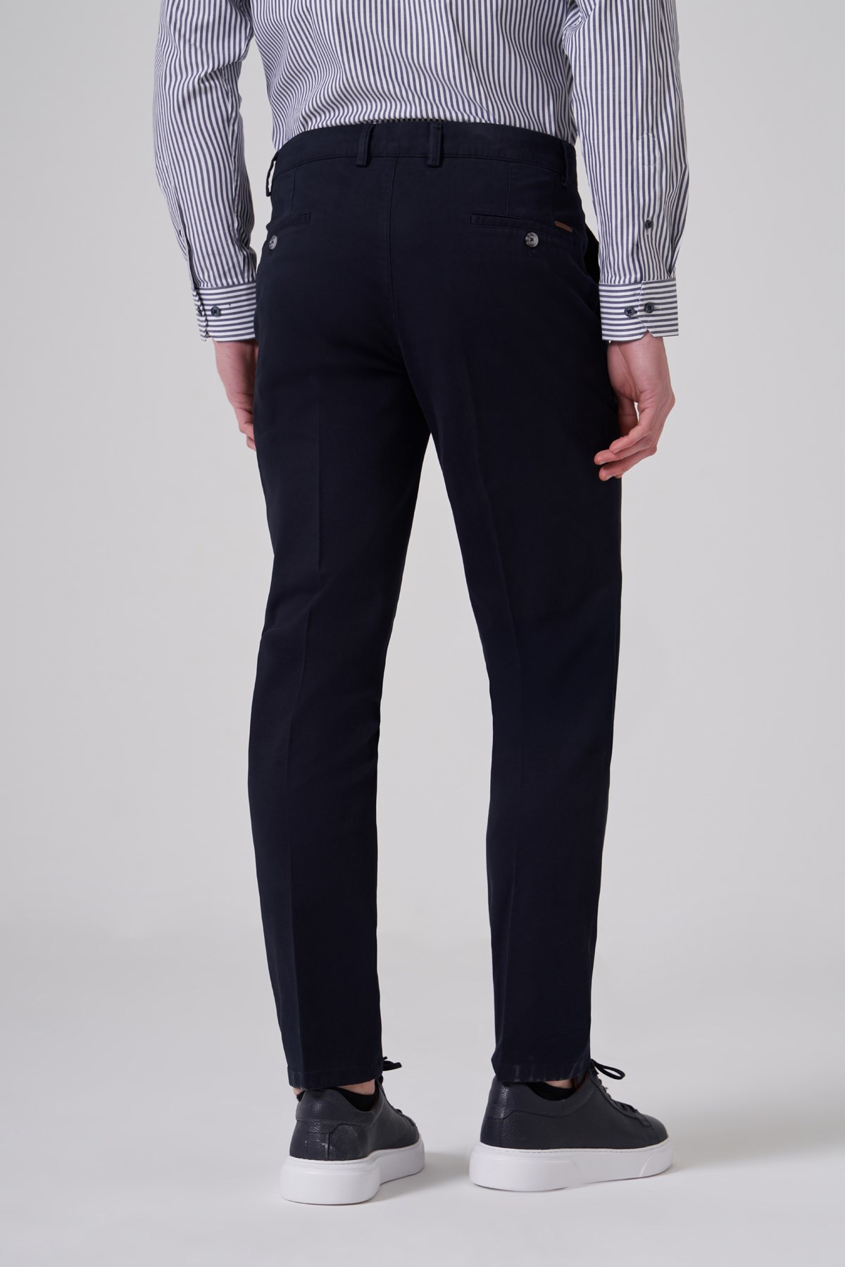 Morven Erkek Lacivert Pamuk Trend Dynamic Fit Chino Pantolon