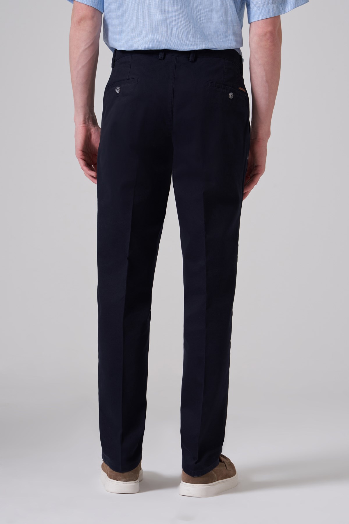 Morven Erkek Lacivert Pamuk Trend Dynamic Fit Chino Pantolon