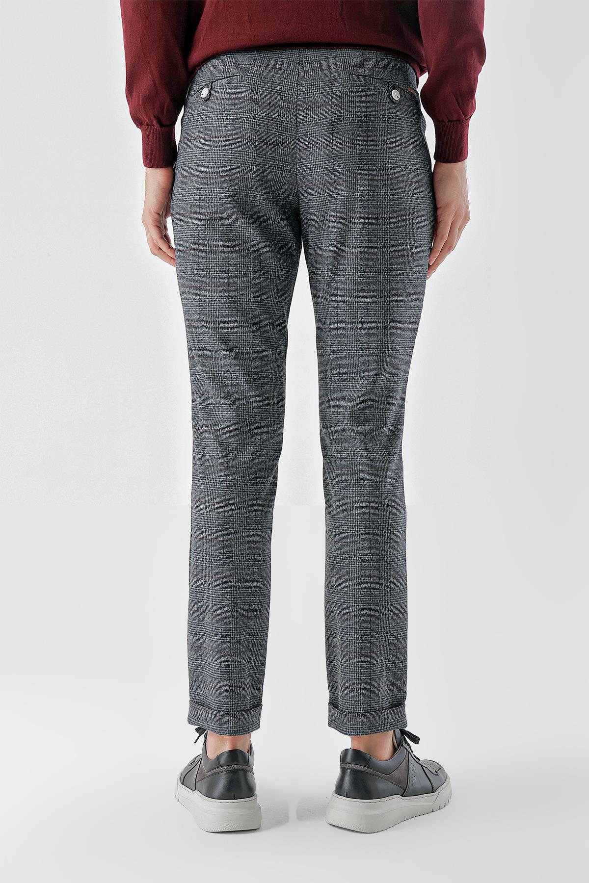 Morven Erkek Lacivert Poliviskon Trend İpli Jogger Slim Fit Spor Pantolon