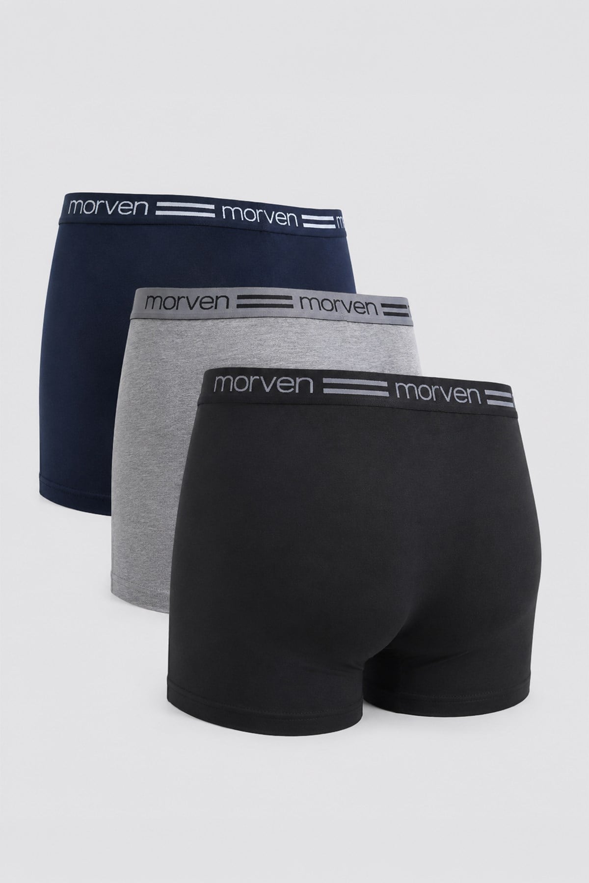 Morven Erkek Muhtelif 3lü Boxer Seti