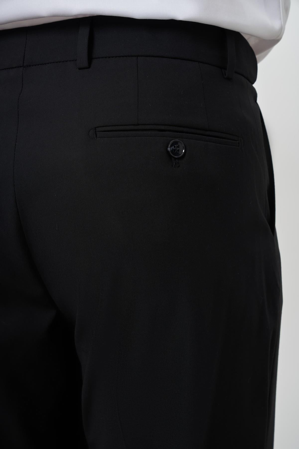 Morven Erkek Siyah Basic Dynamic Fit Pantolon