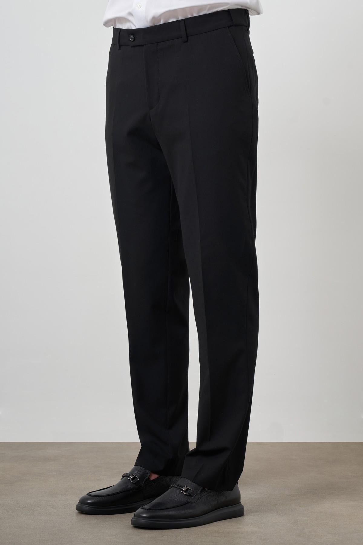 Morven Erkek Siyah Basic Dynamic Fit Pantolon