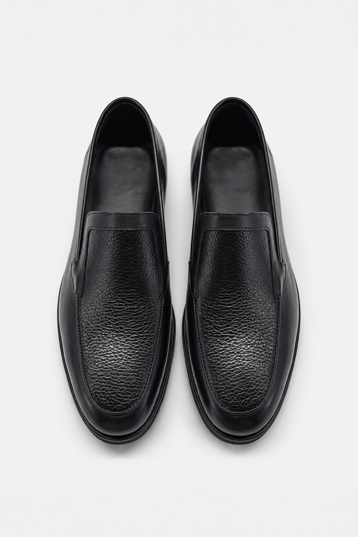 Morven Erkek Siyah Classic Analin Loafer Kauçuk Taban Ayakkabı