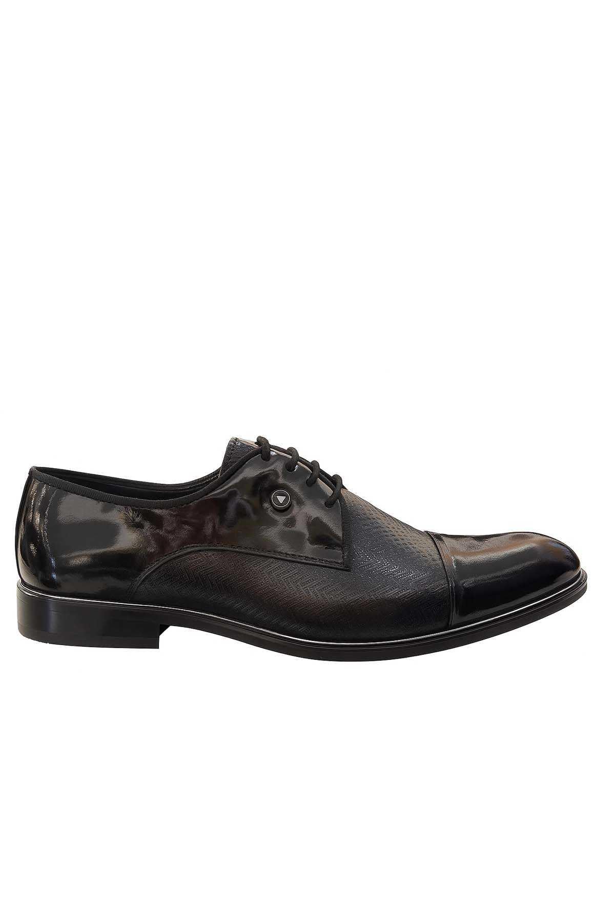 Morven Erkek Siyah Classic Rugan Neolit Taban Ayakkabı