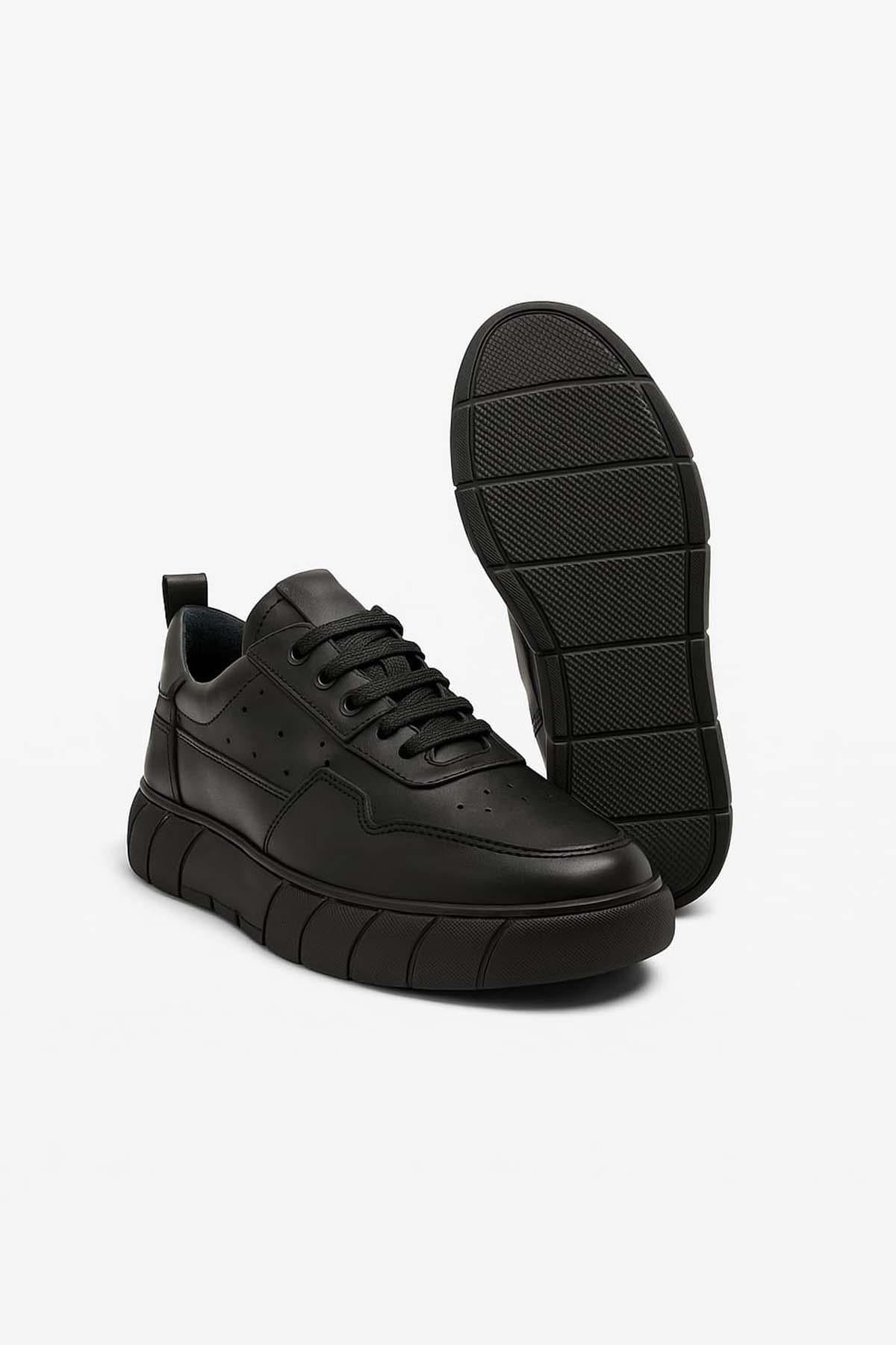 Morven Erkek Siyah Mevsimlik Smart Casual Ayakkabı